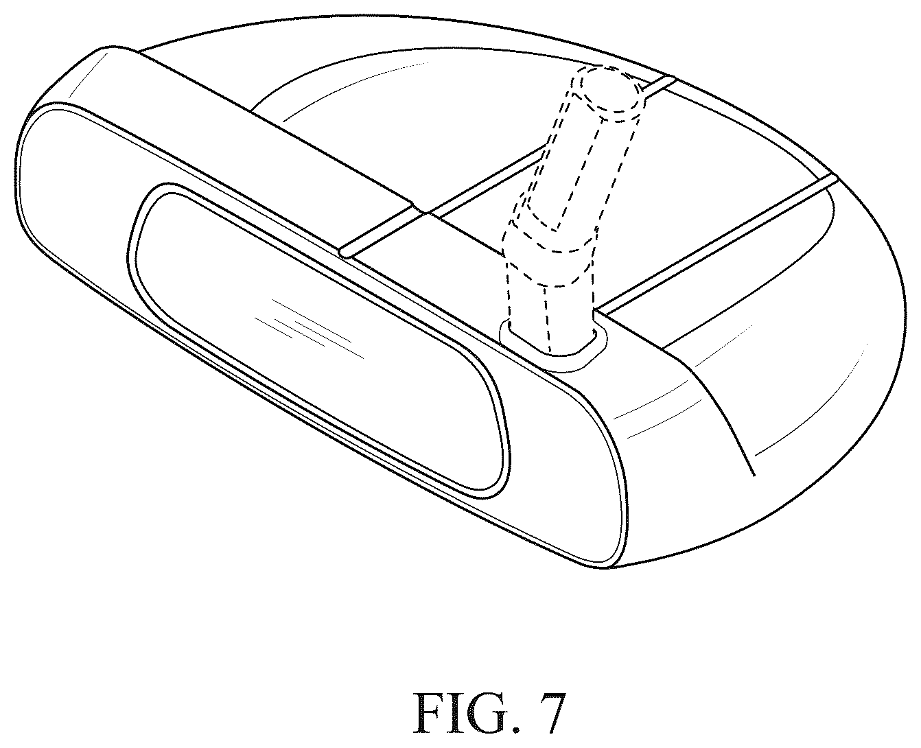 Patent USD1077108 Figure 4 – Putter head