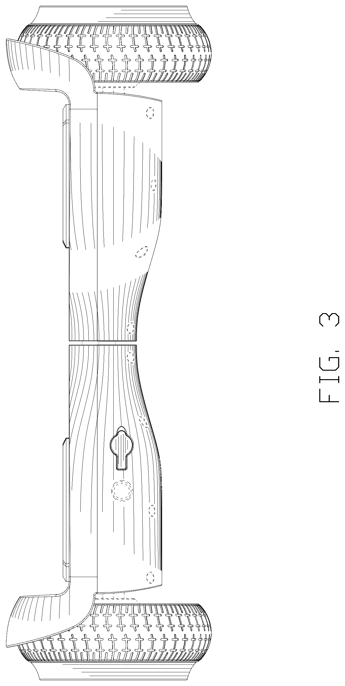 Patent USD1077109 Figure 3 – Balancing scooter