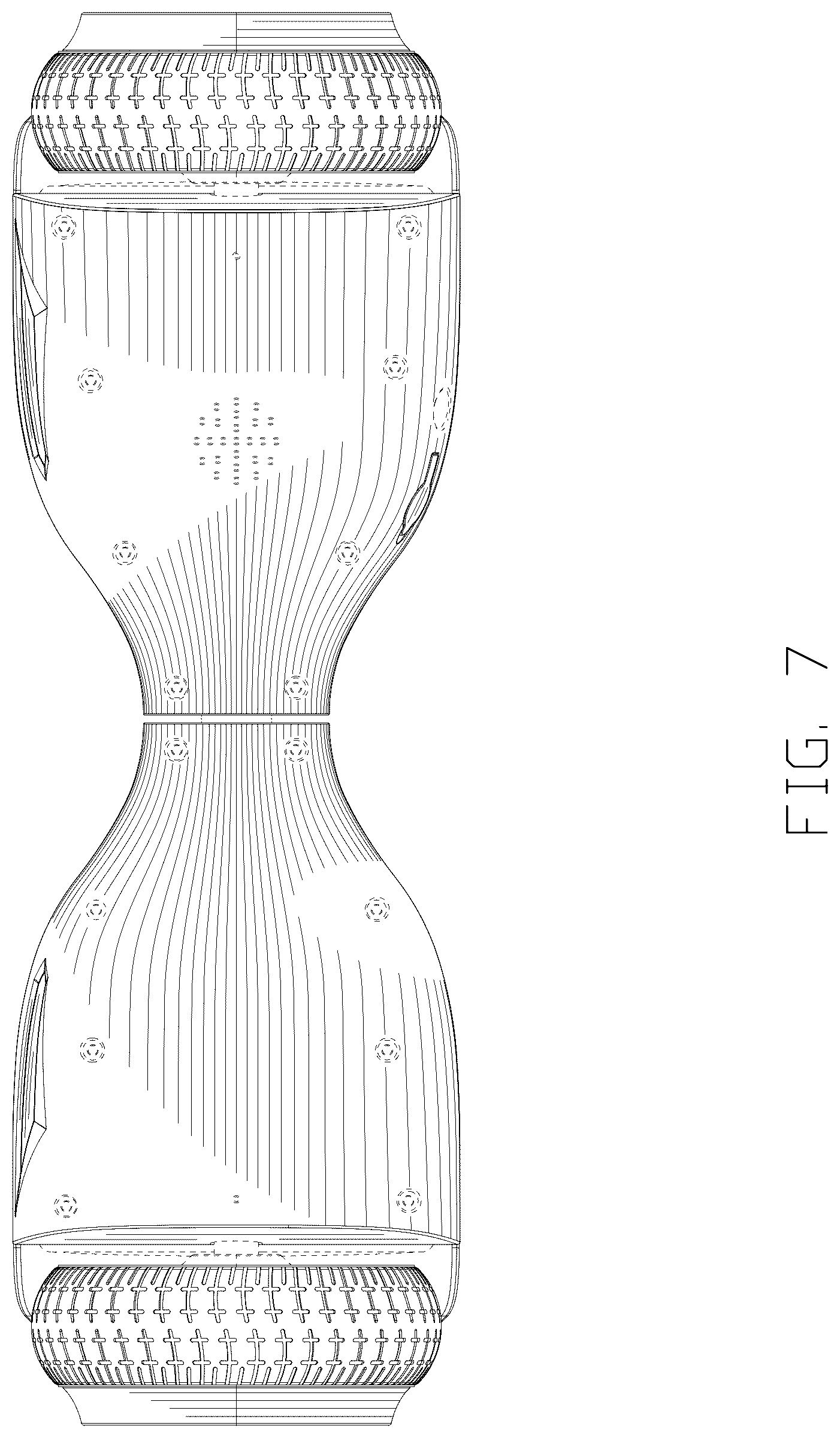 Patent USD1077109 Figure 7 – Balancing scooter