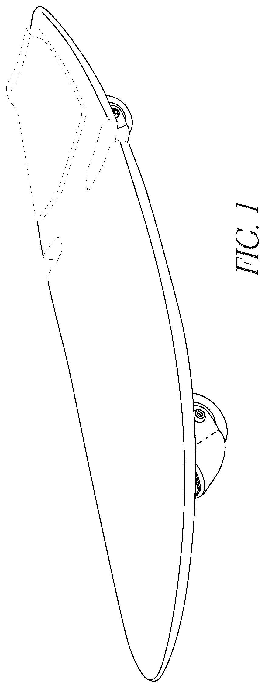 Patent USD1077110 — Skateboard — Figure 1