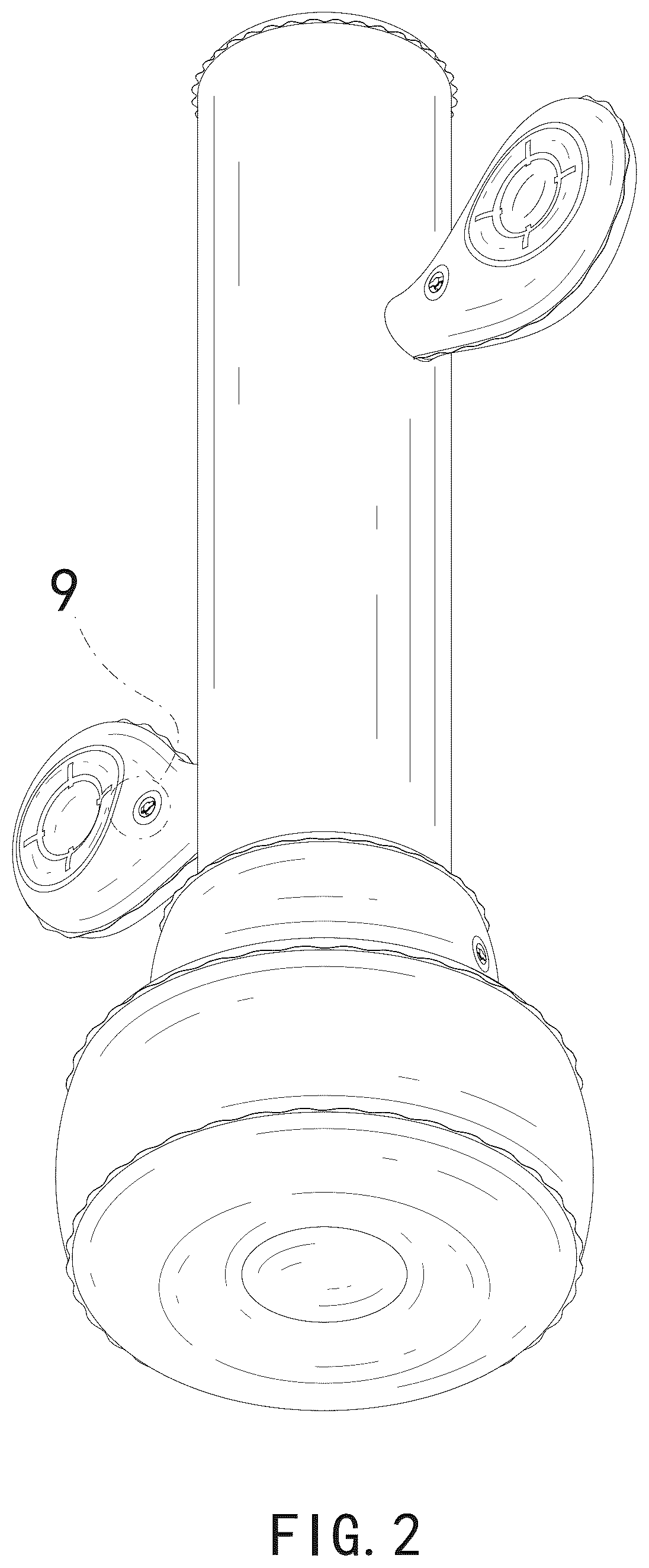 Patent USD1077111 Figure 2 – Boxing bag