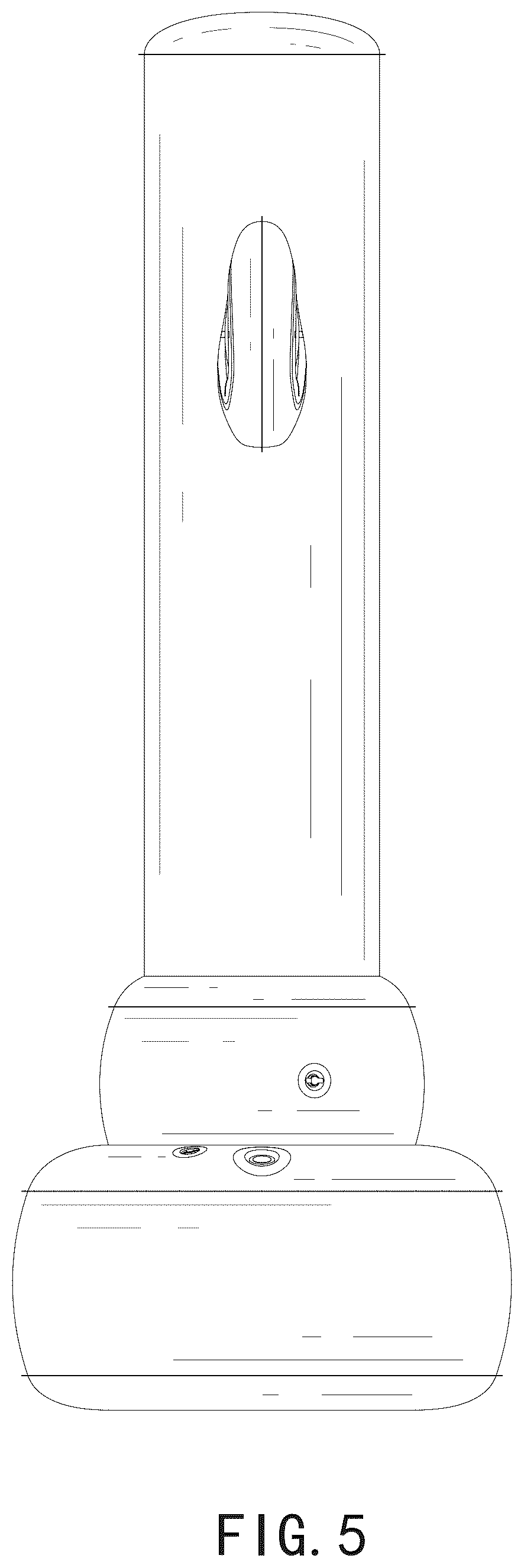 Patent USD1077111 Figure 5 – Boxing bag