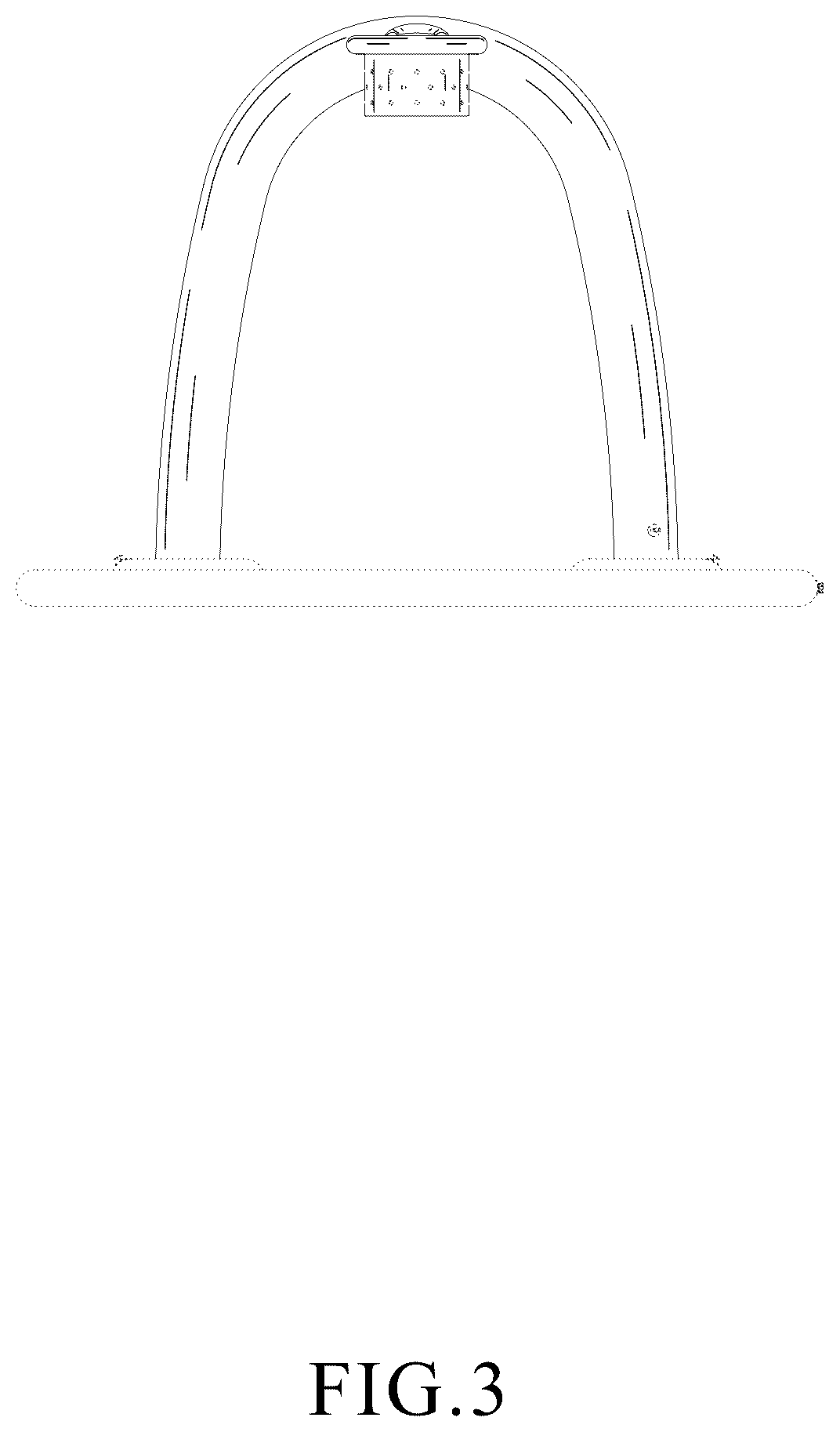 Patent USD1077115 Figure 3 – Splash pad
