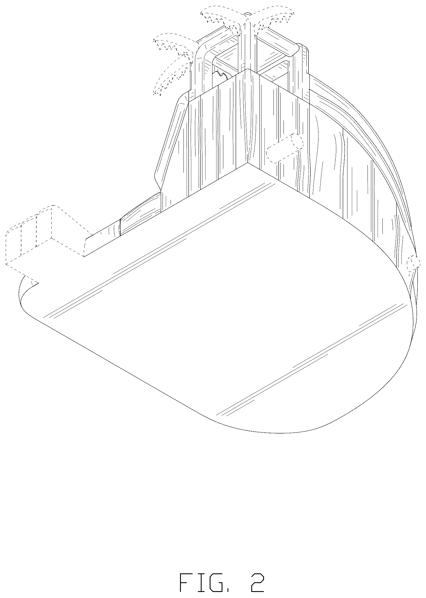 Patent USD1077116 Figure 2 – Bouncy castle