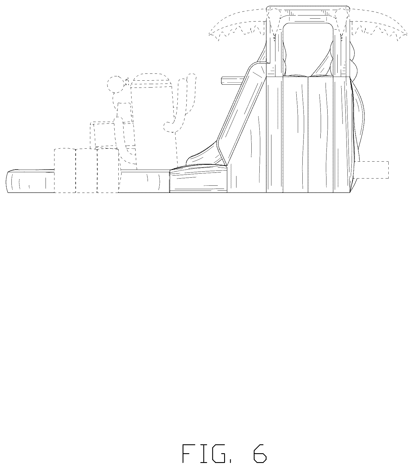 Patent USD1077116 Figure 6 – Bouncy castle