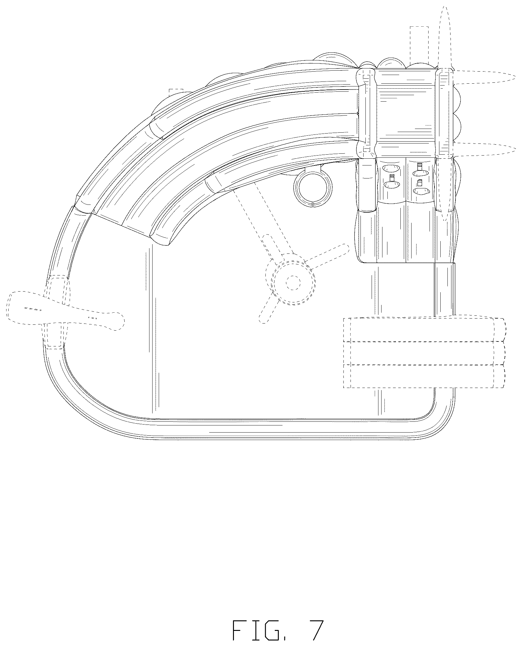 Patent USD1077116 Figure 7 – Bouncy castle