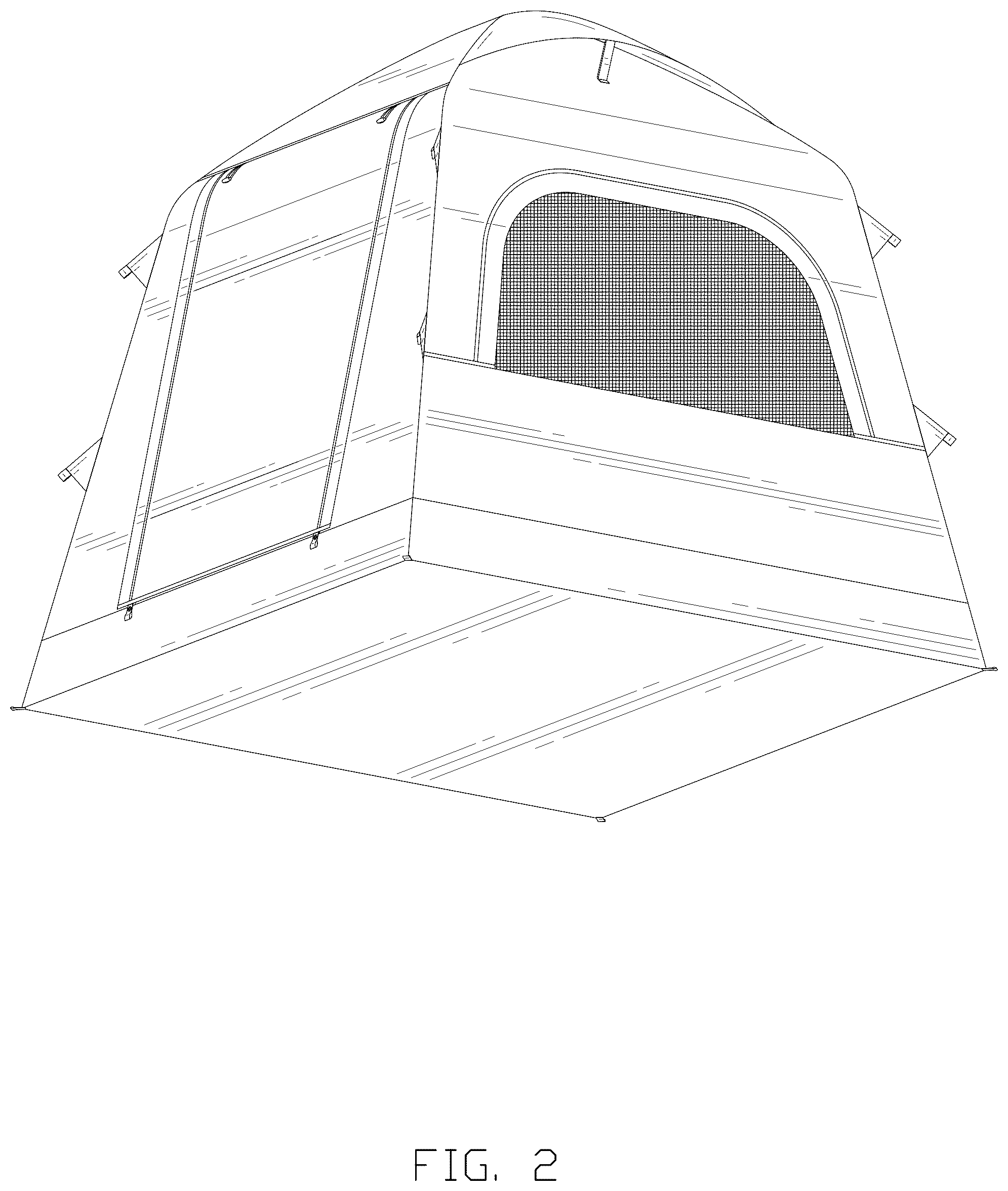 Patent USD1077117 Figure 2 – Tent
