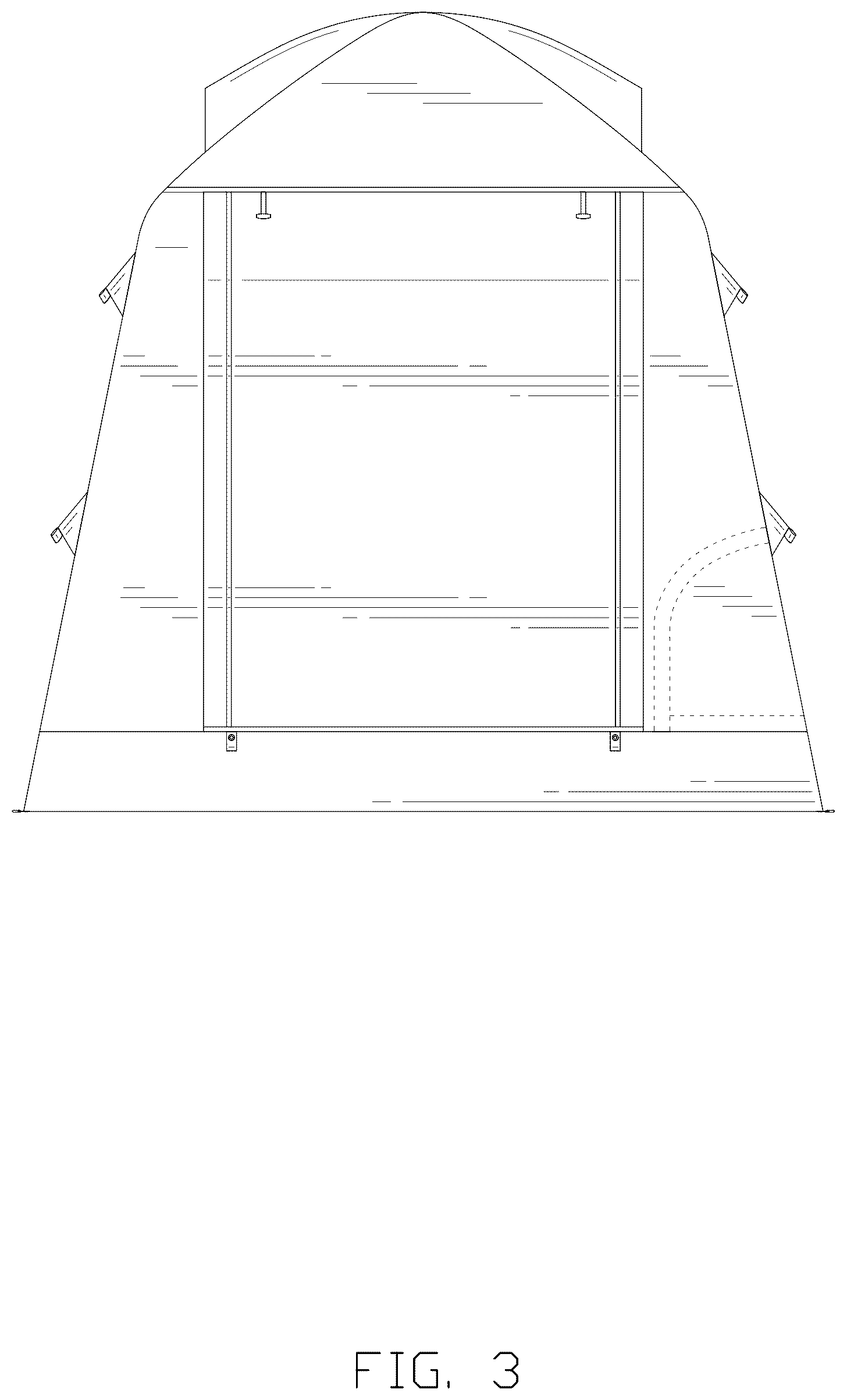 Patent USD1077117 Figure 3 – Tent