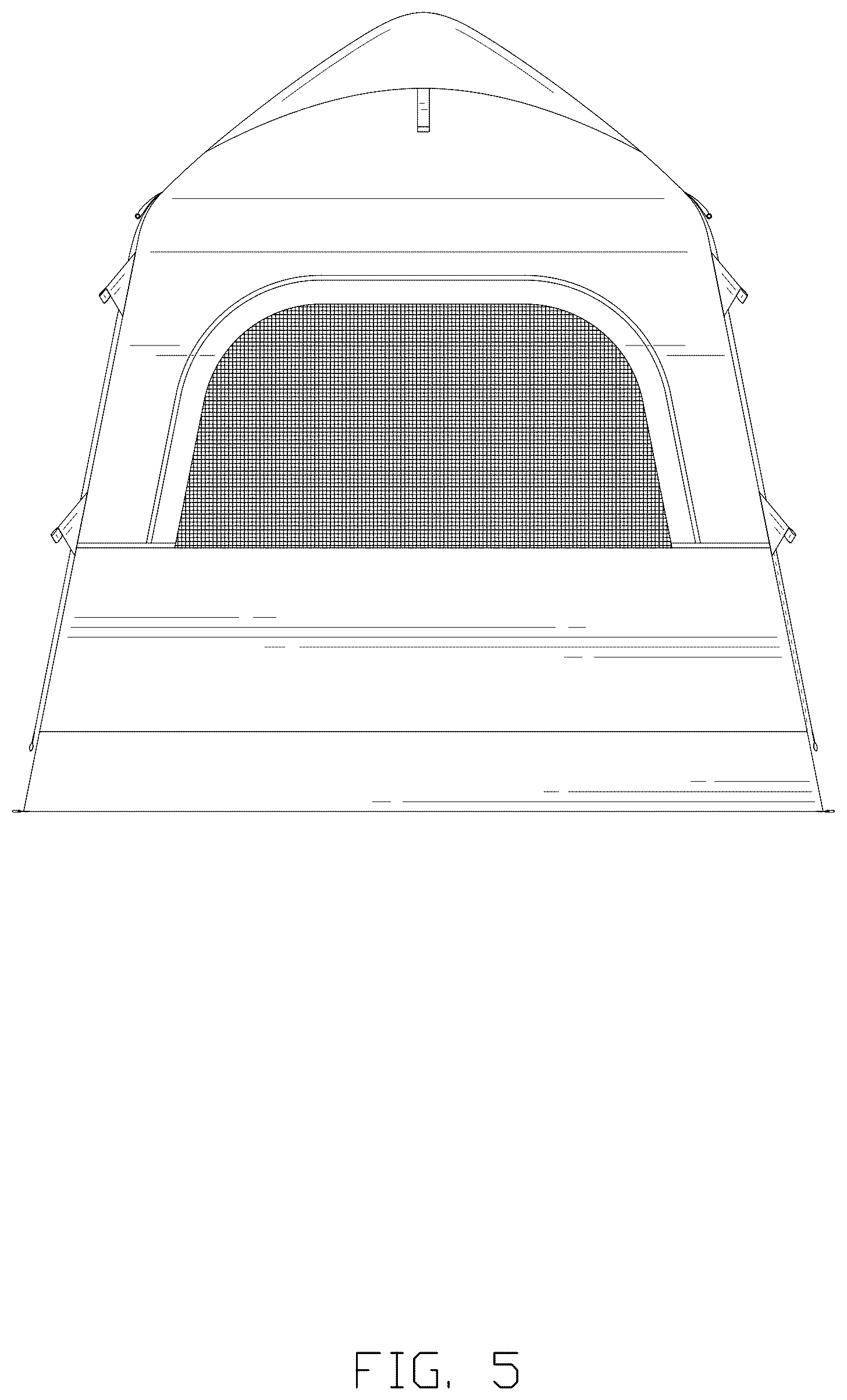 Patent USD1077117 Figure 5 – Tent