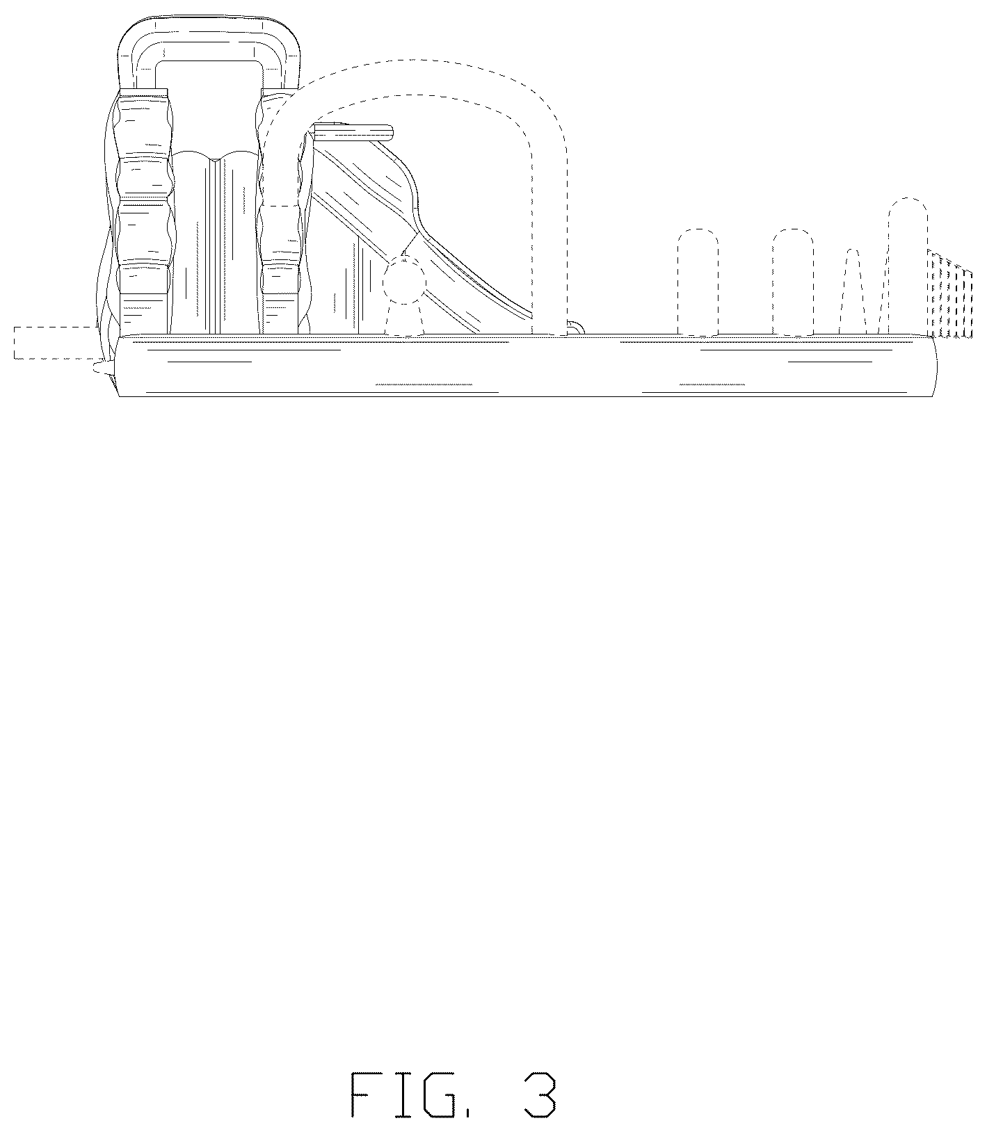 Patent USD1077118 Figure 3 – Bouncy castle