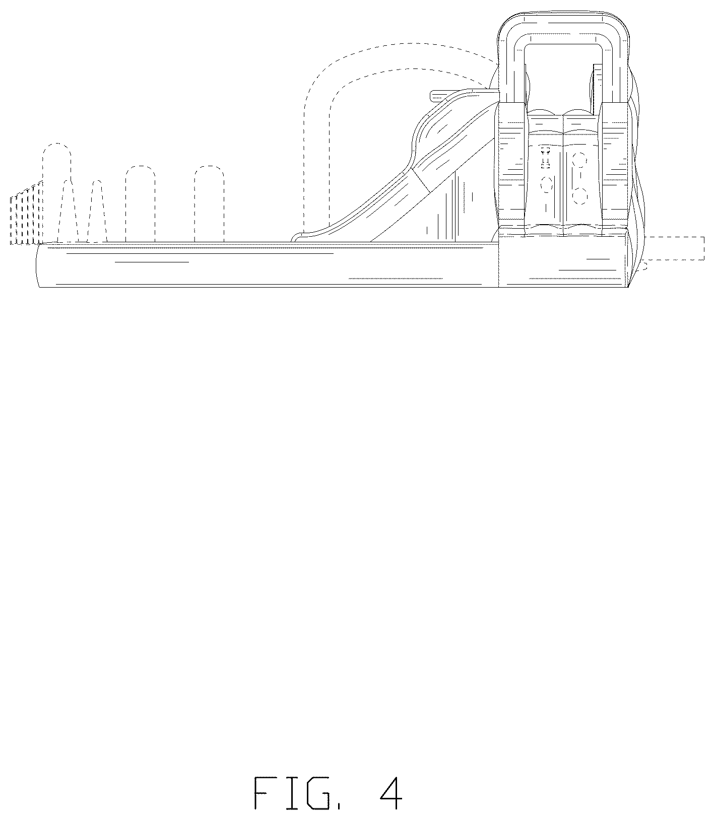 Patent USD1077118 Figure 4 – Bouncy castle