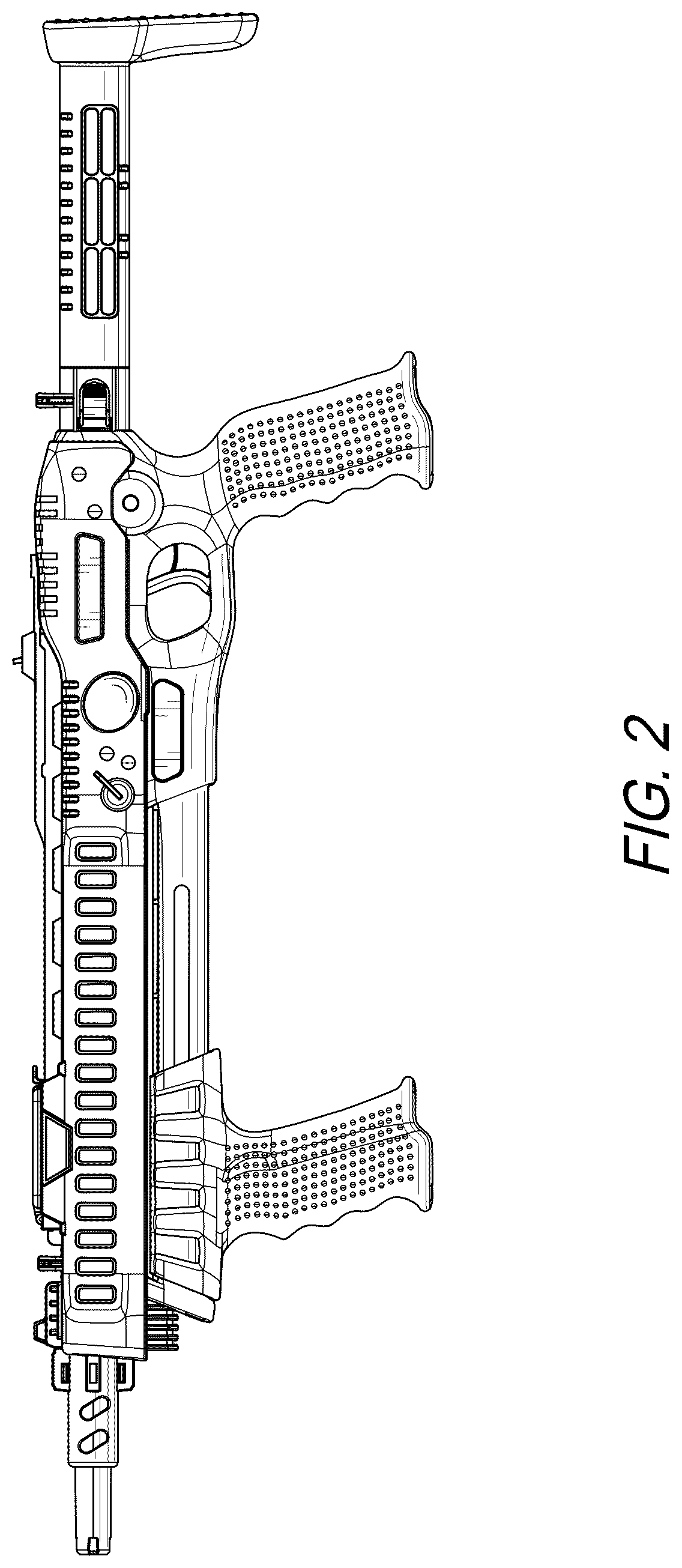 Patent USD1077119 Figure 2 – Bug killing gun