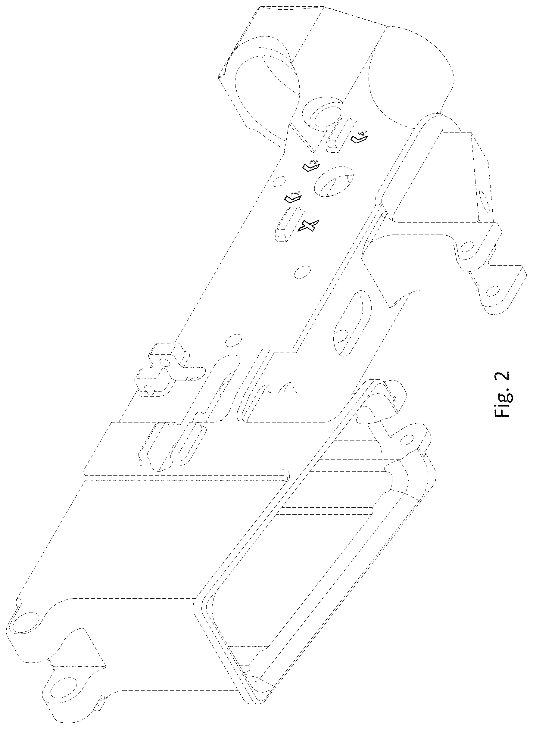 Patent USD1077122 Figure 2 – Firearm lower receiver
