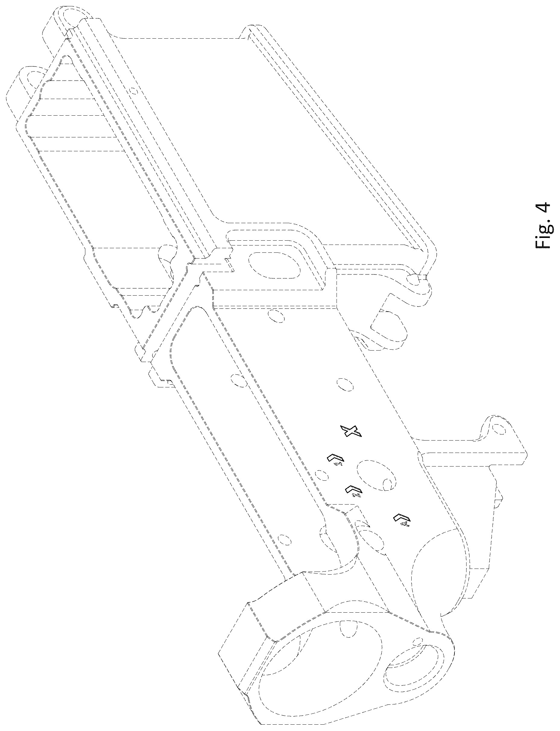 Patent USD1077122 Figure 4 – Firearm lower receiver
