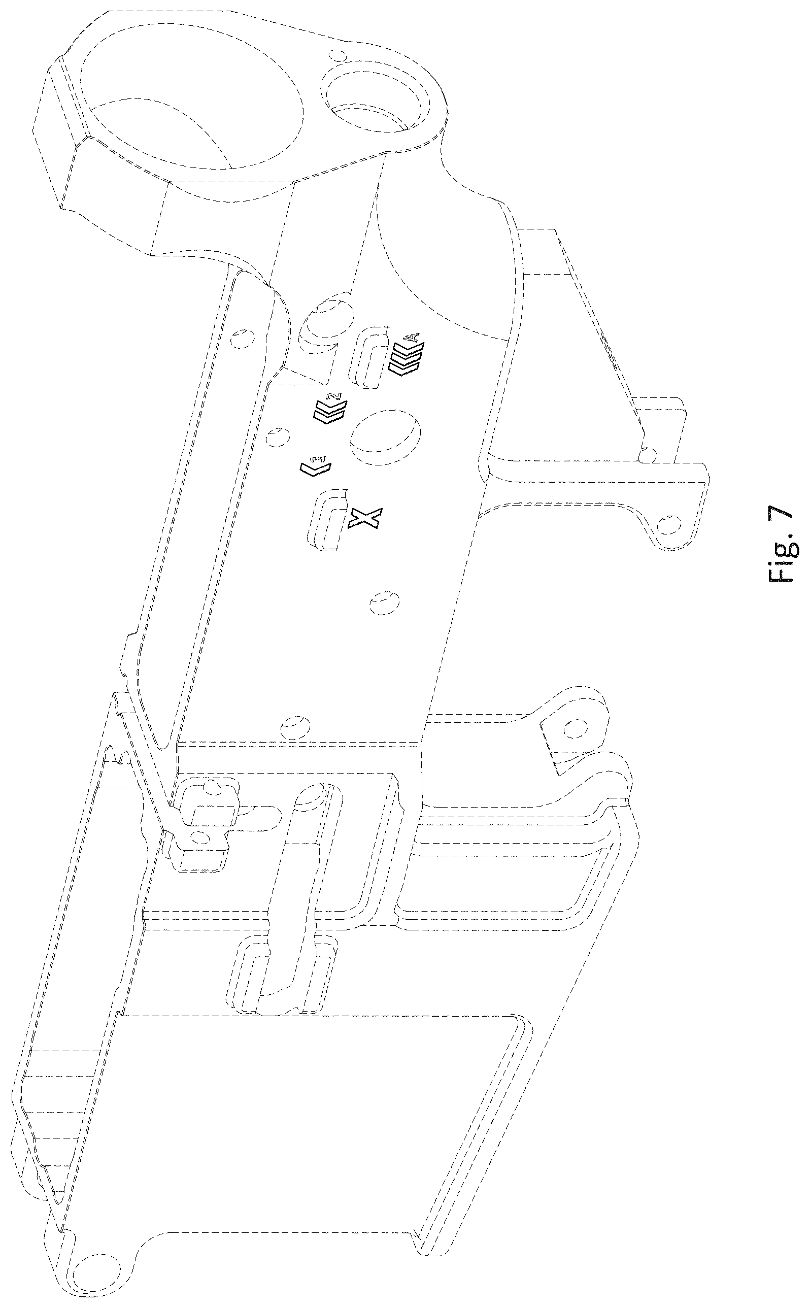 Patent USD1077122 Figure 7 – Firearm lower receiver