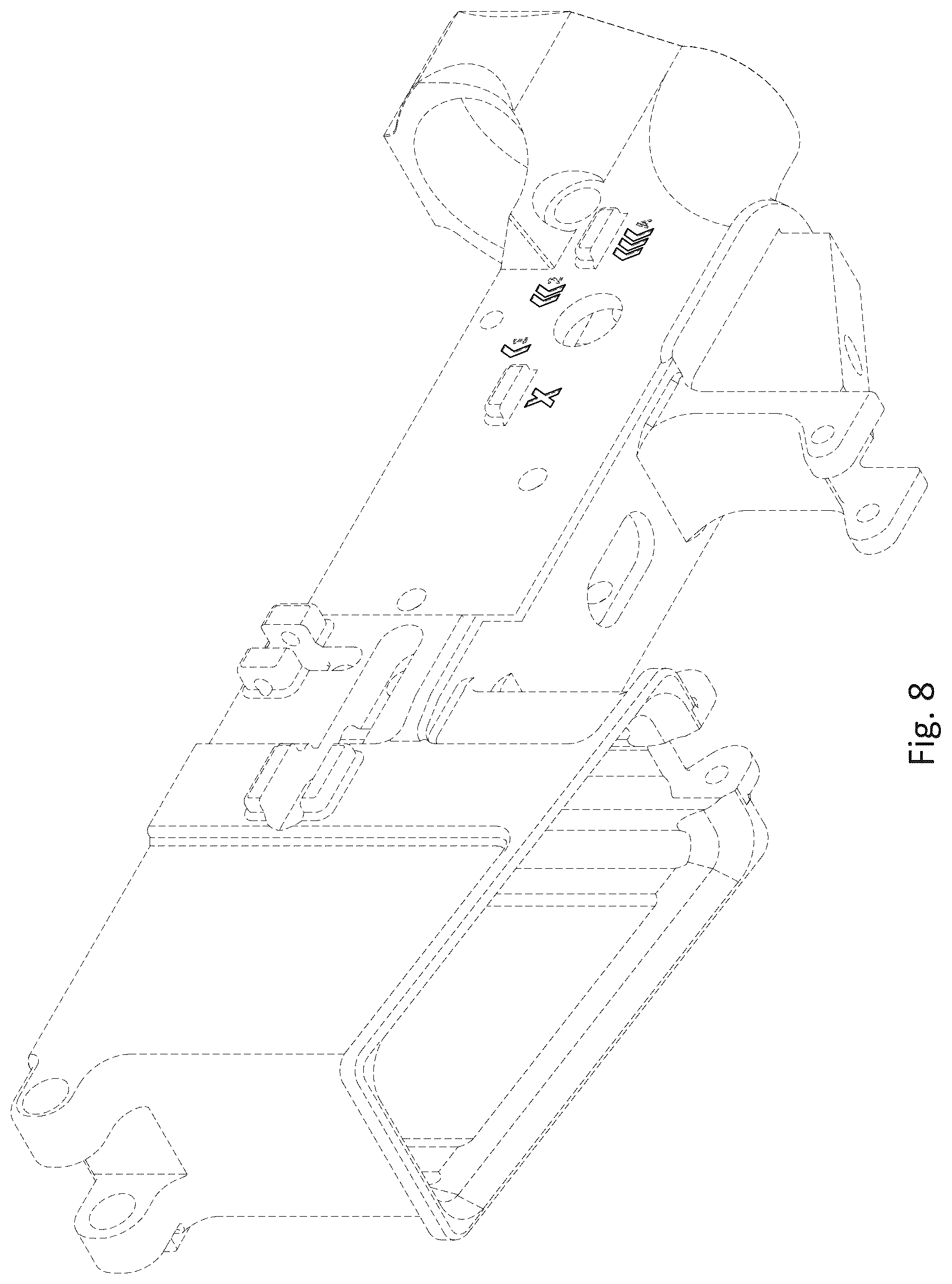 Patent USD1077122 Figure 8 – Firearm lower receiver