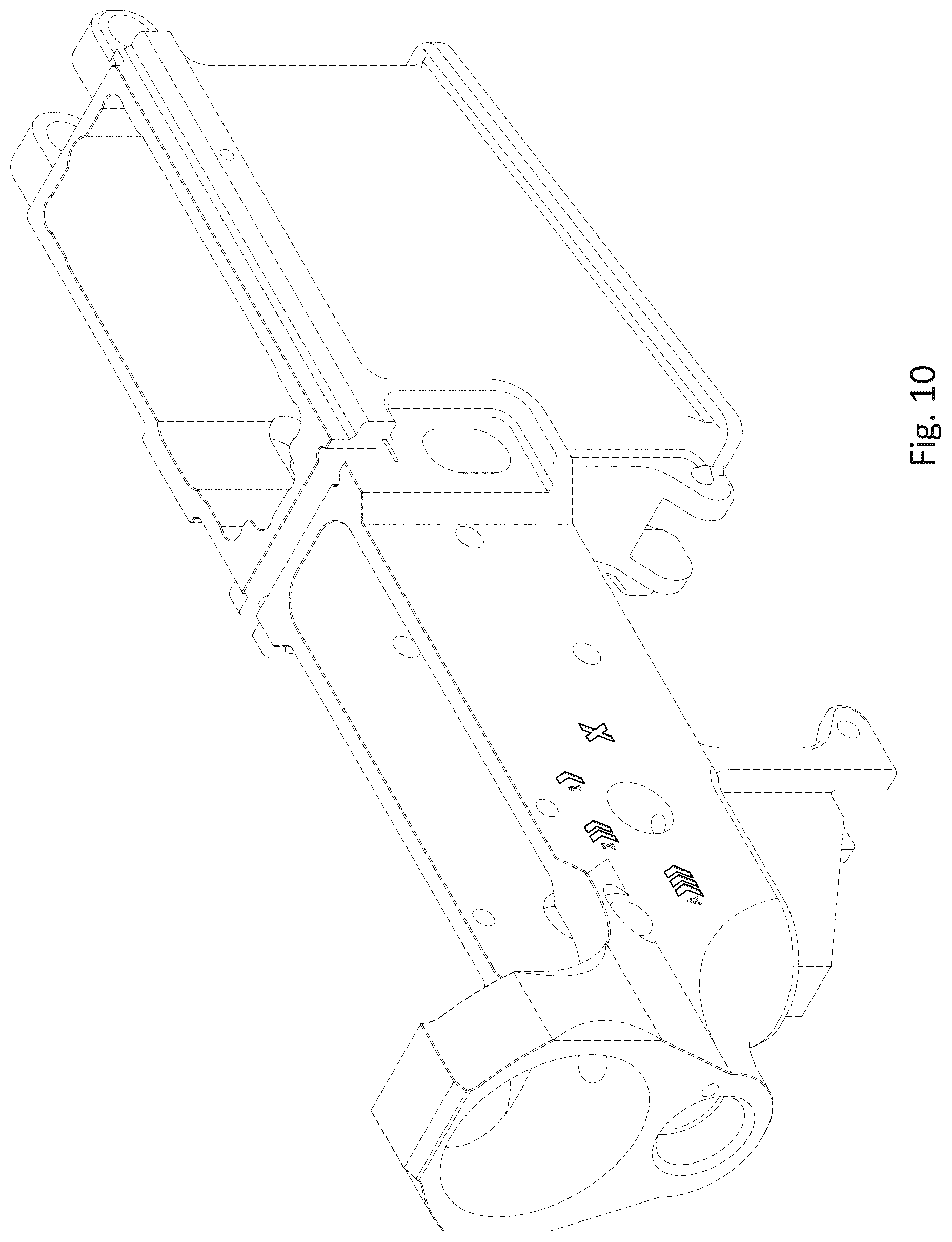Patent USD1077122 Figure 10 – Firearm lower receiver