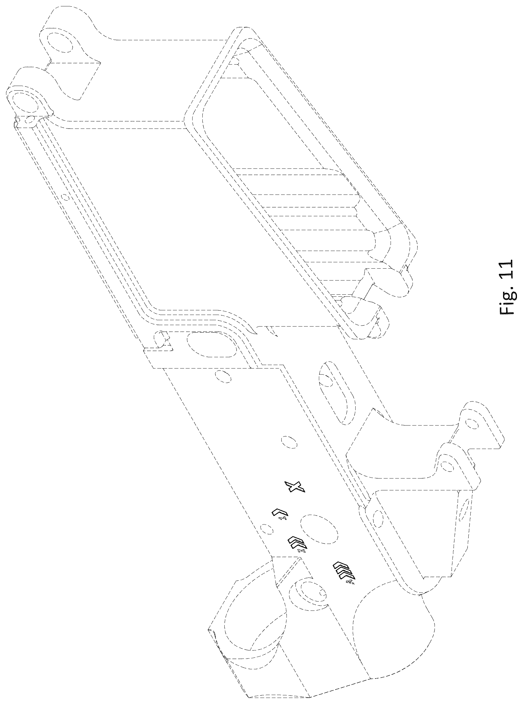 Patent USD1077122 Figure 11 – Firearm lower receiver