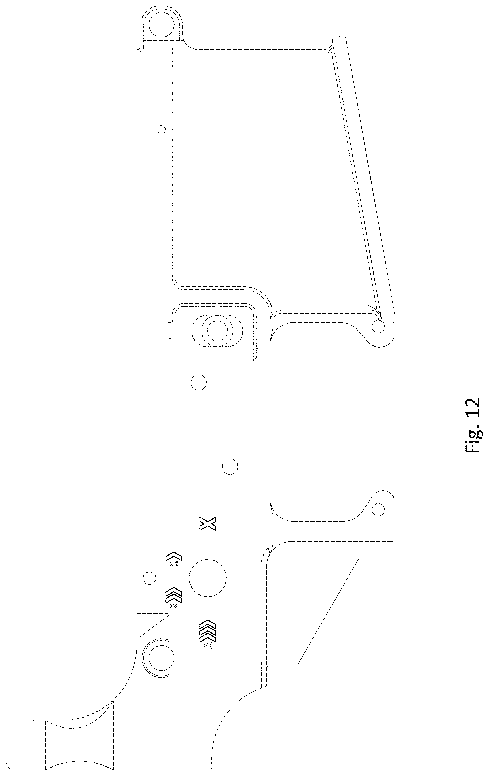 Patent USD1077122 Figure 12 – Firearm lower receiver
