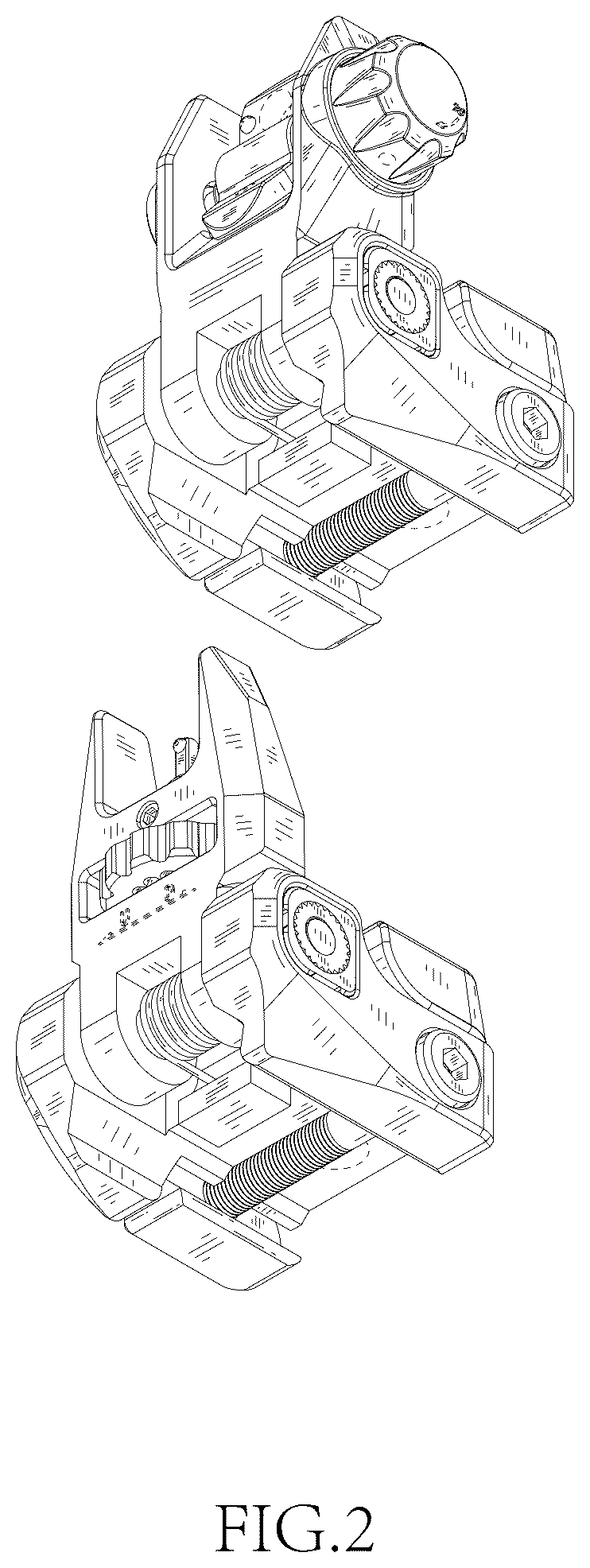 Patent USD1077124 Figure 2 – Flip up sight set