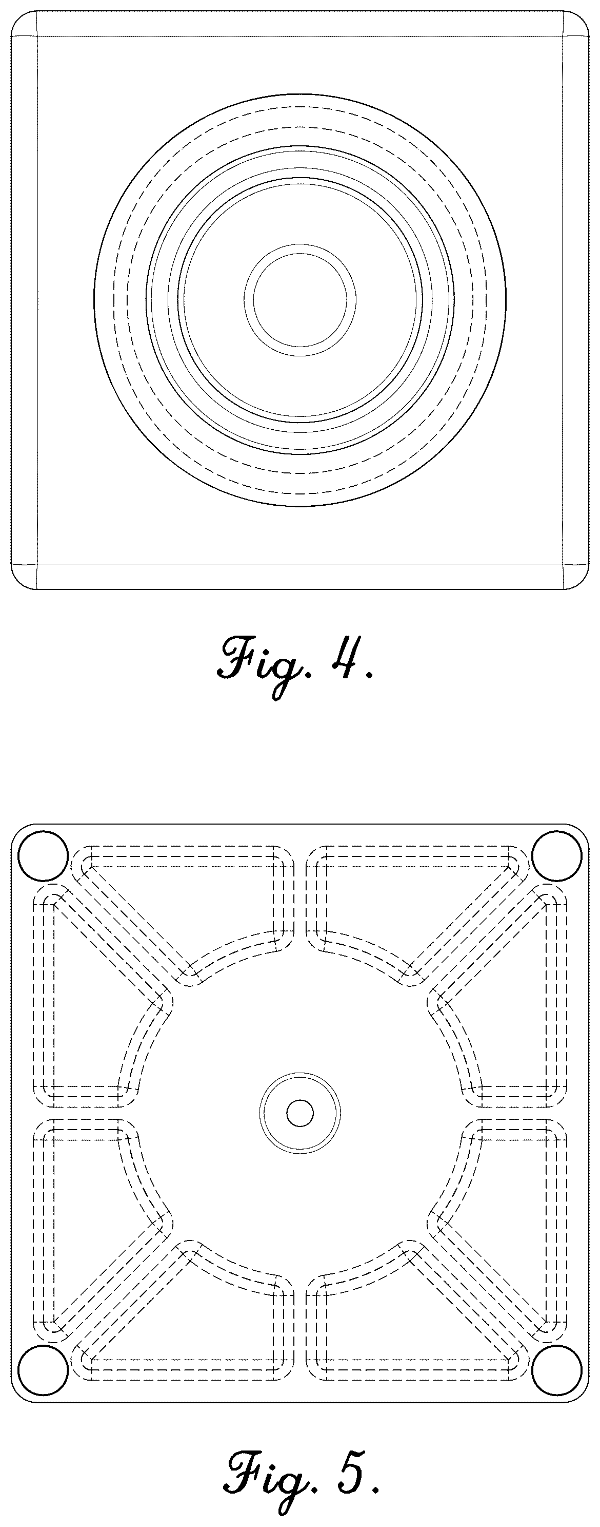 Patent USD1077125 Figure 4 – Launching tube for consumer fireworks aerial display shells