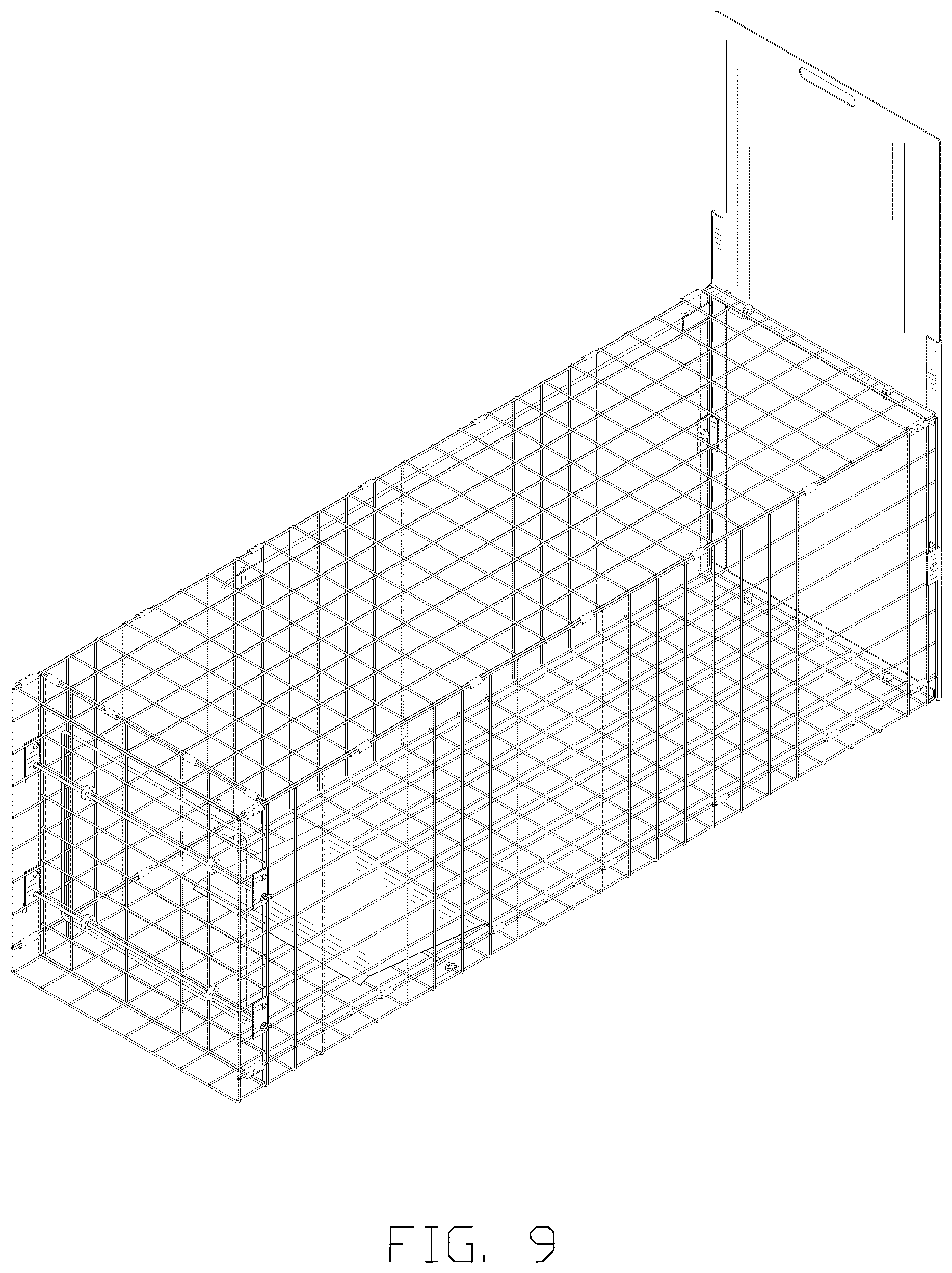 Patent USD1077126 Figure 9 – Animal trapping cage