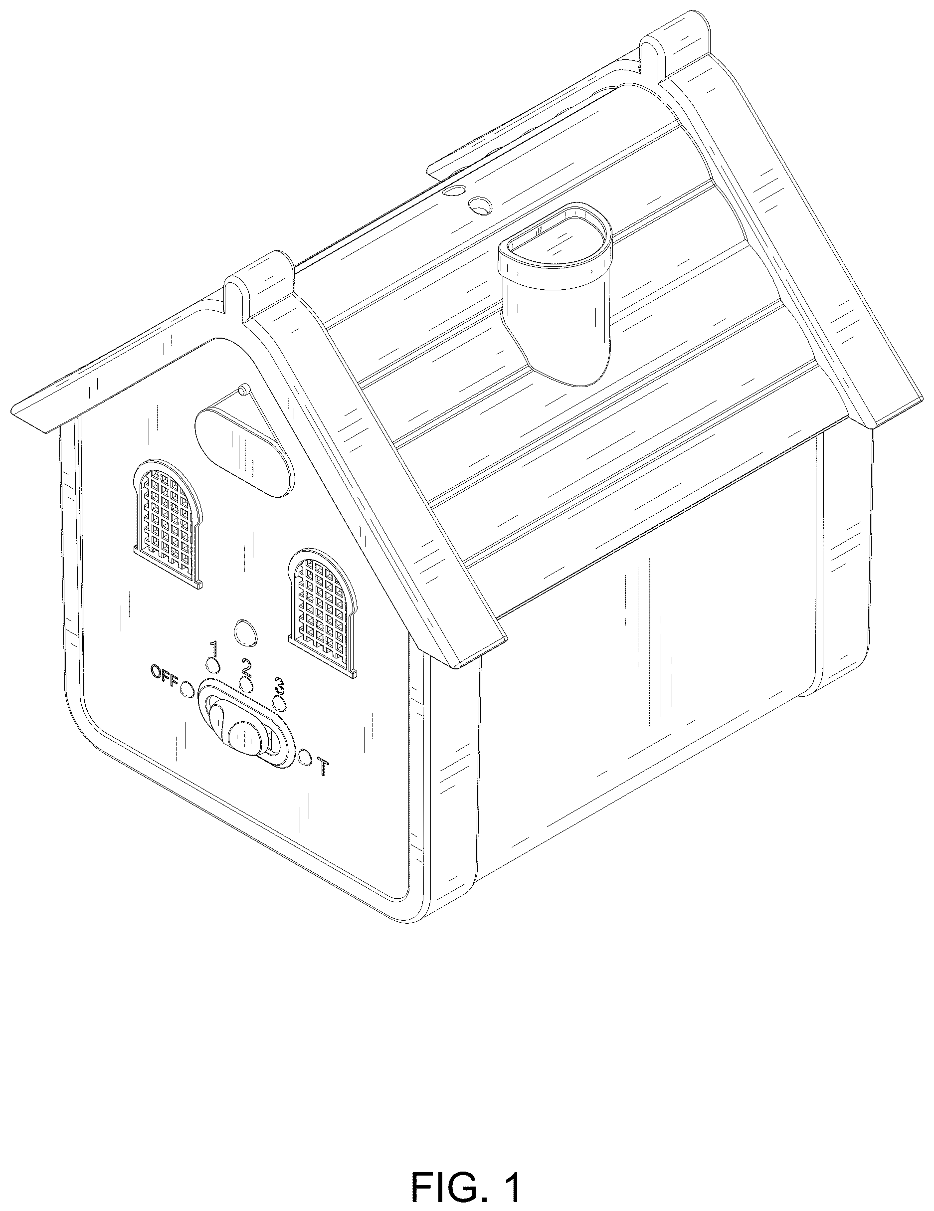 Patent USD1077127 Figure 1 – Animal repeller