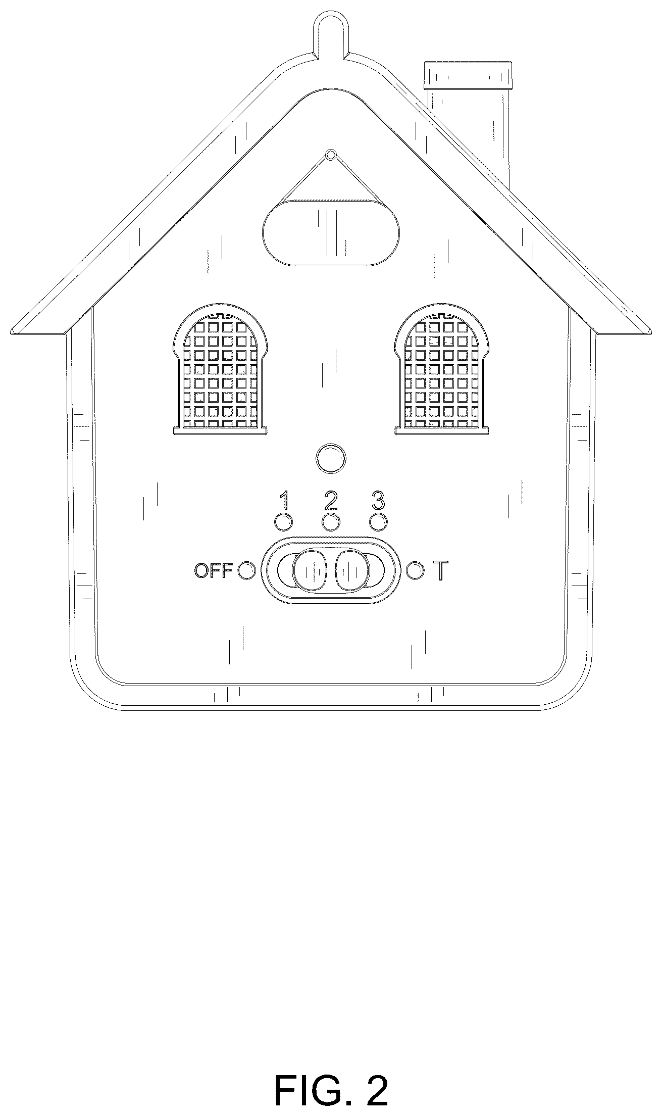 Patent USD1077127 Figure 2 – Animal repeller