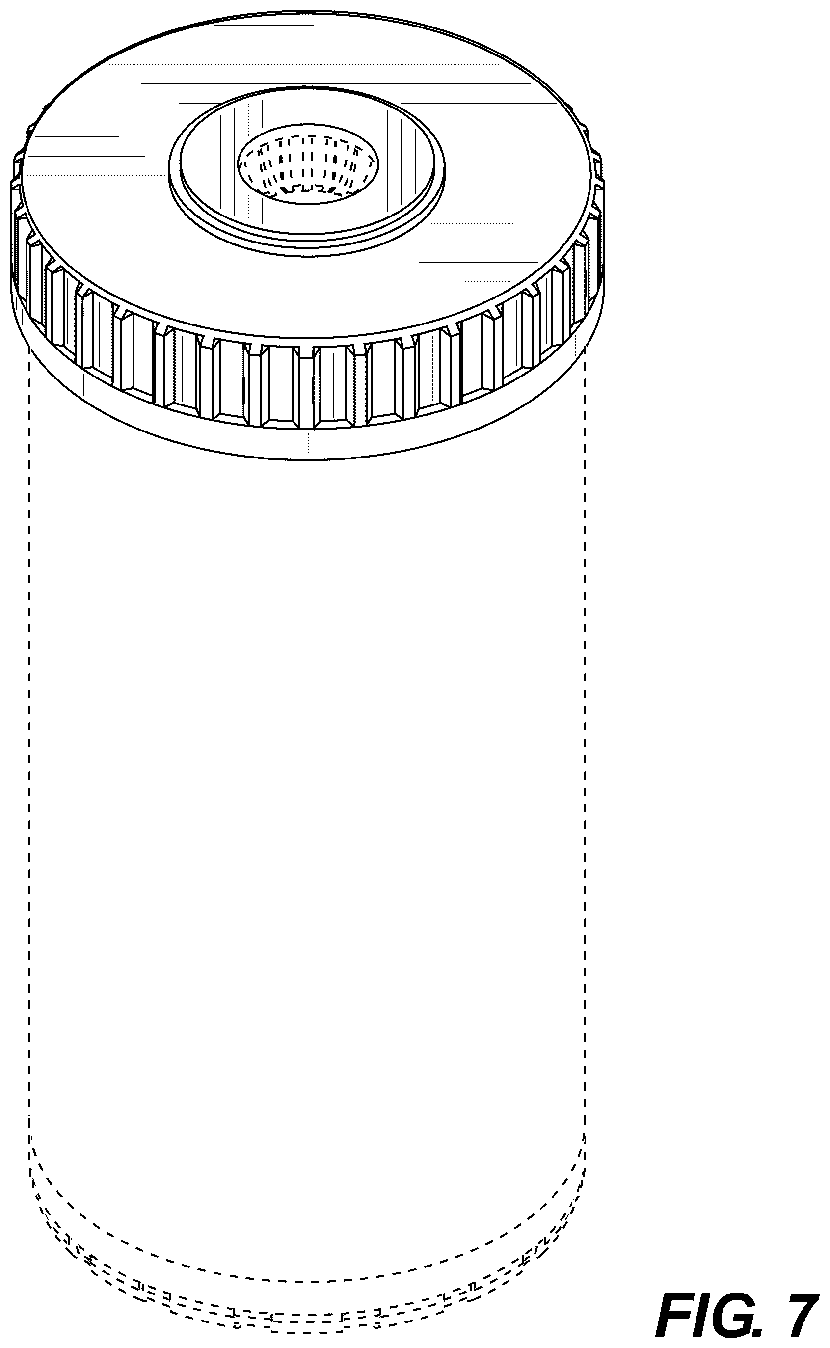 Patent USD1077133 Figure 7 – Filter cartridge