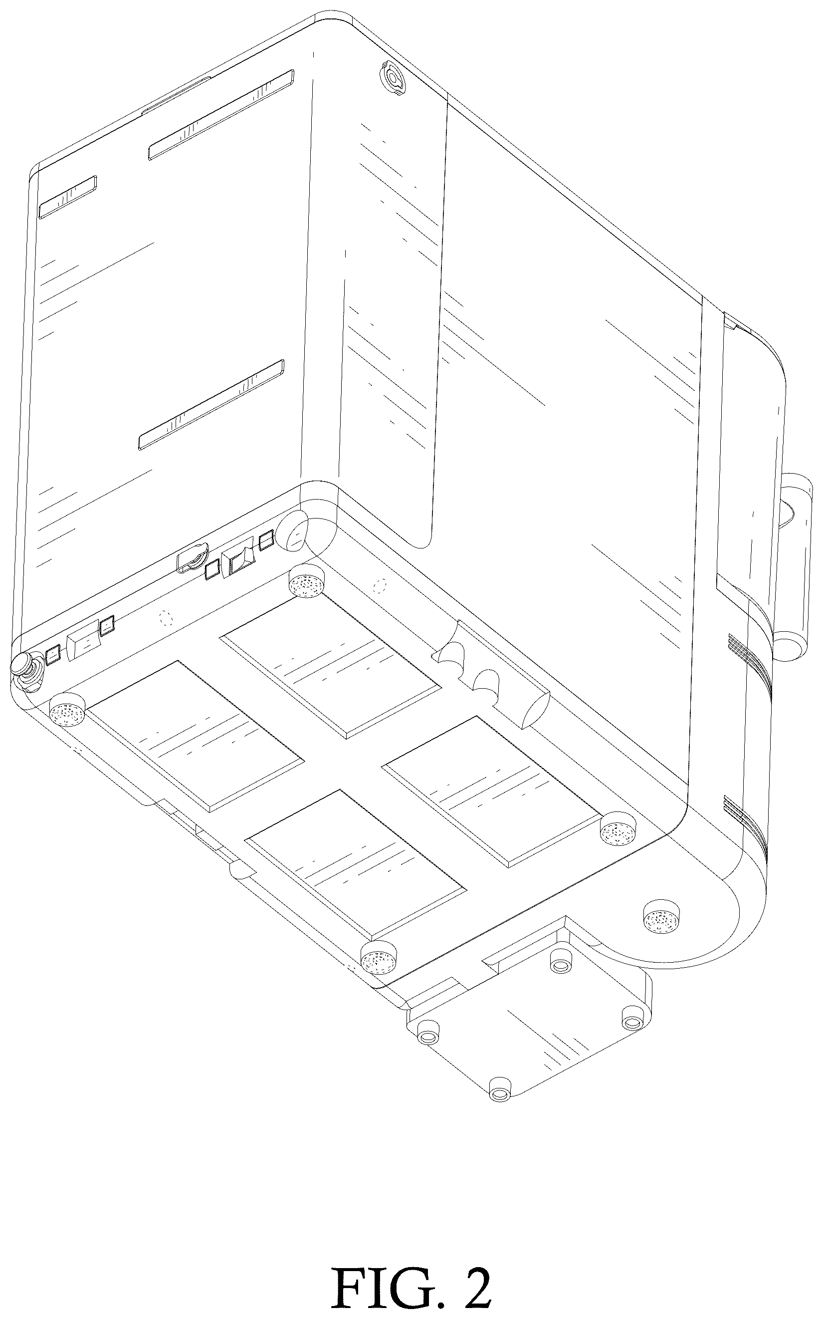 Patent USD1077134 Figure 2 – Water purifier