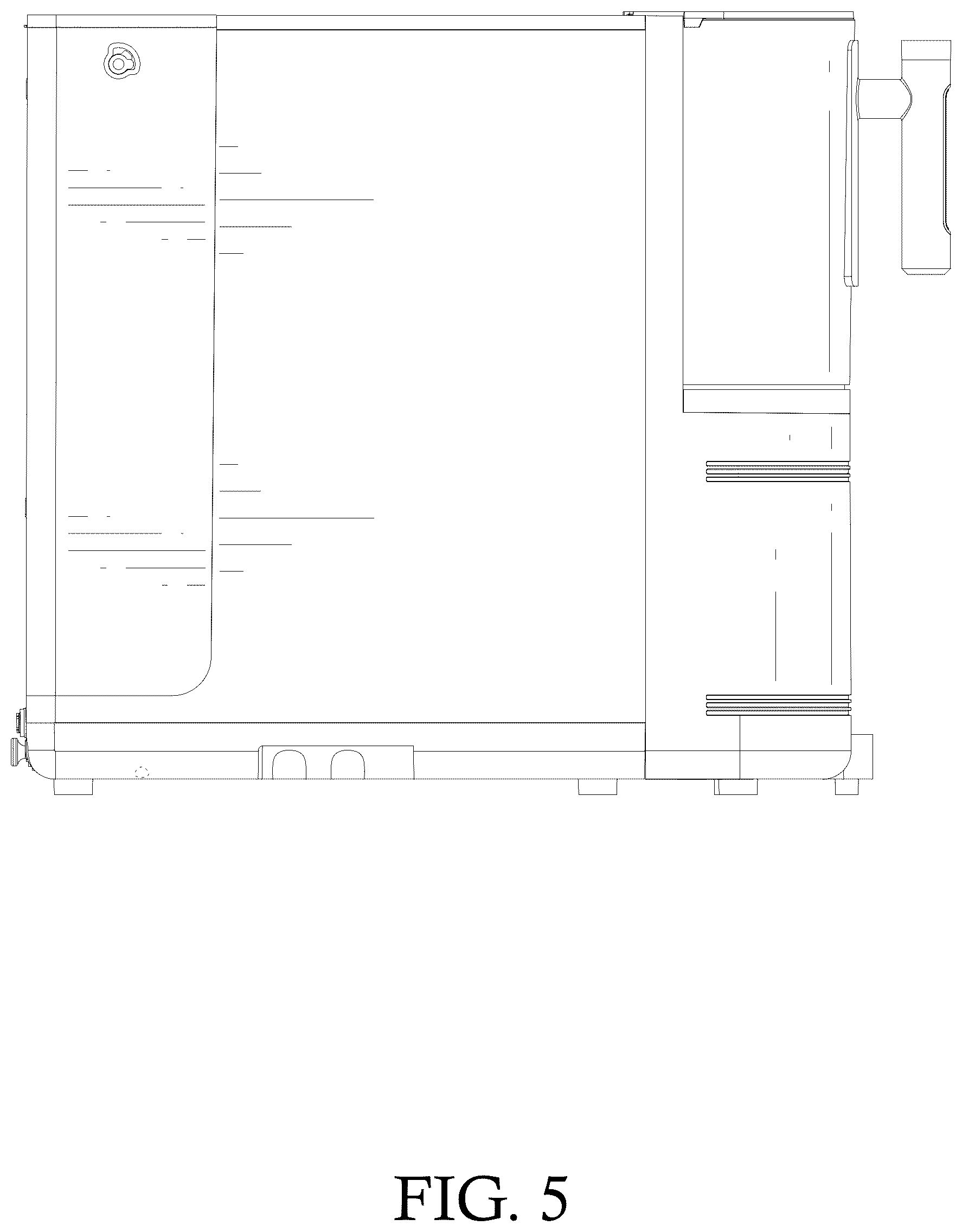 Patent USD1077134 Figure 5 – Water purifier