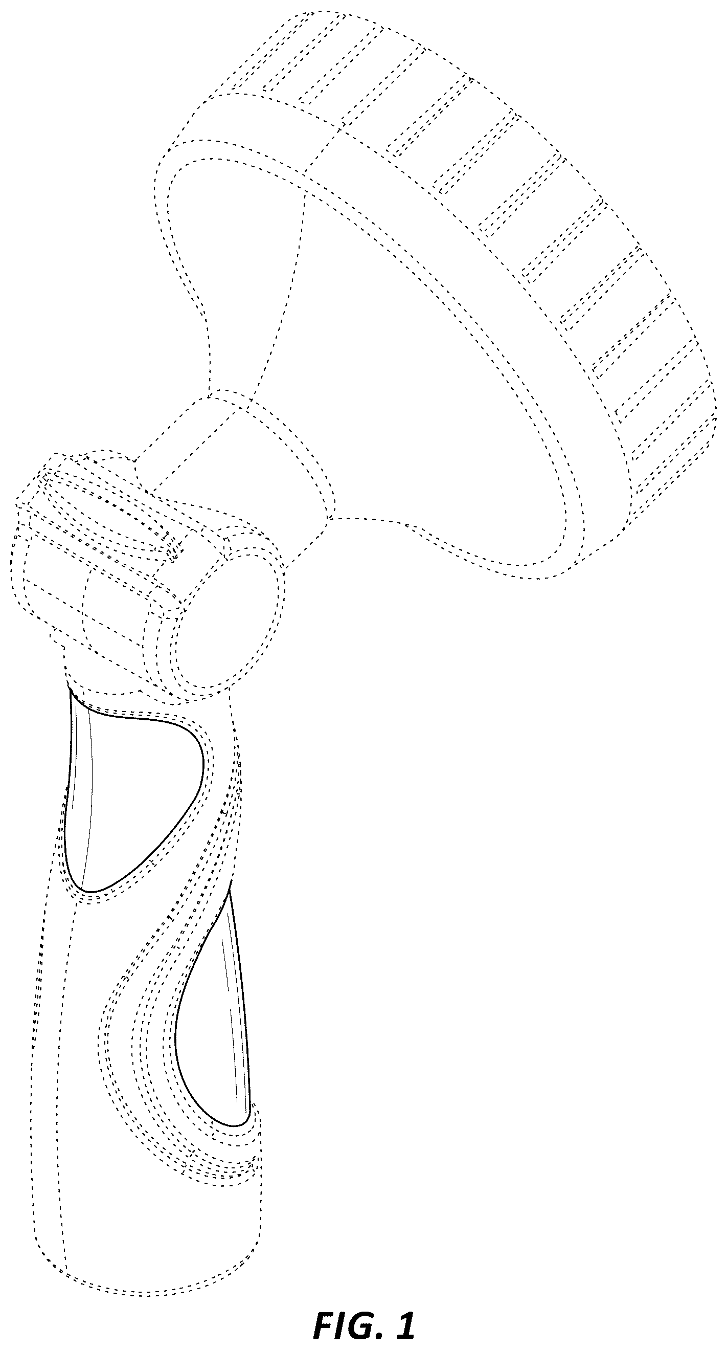 Patent USD1077136 Figure 1 – Watering device