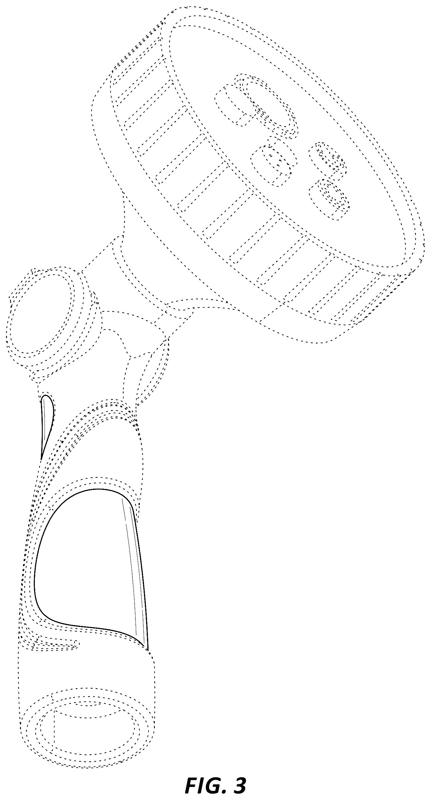 Patent USD1077136 Figure 3 – Watering device