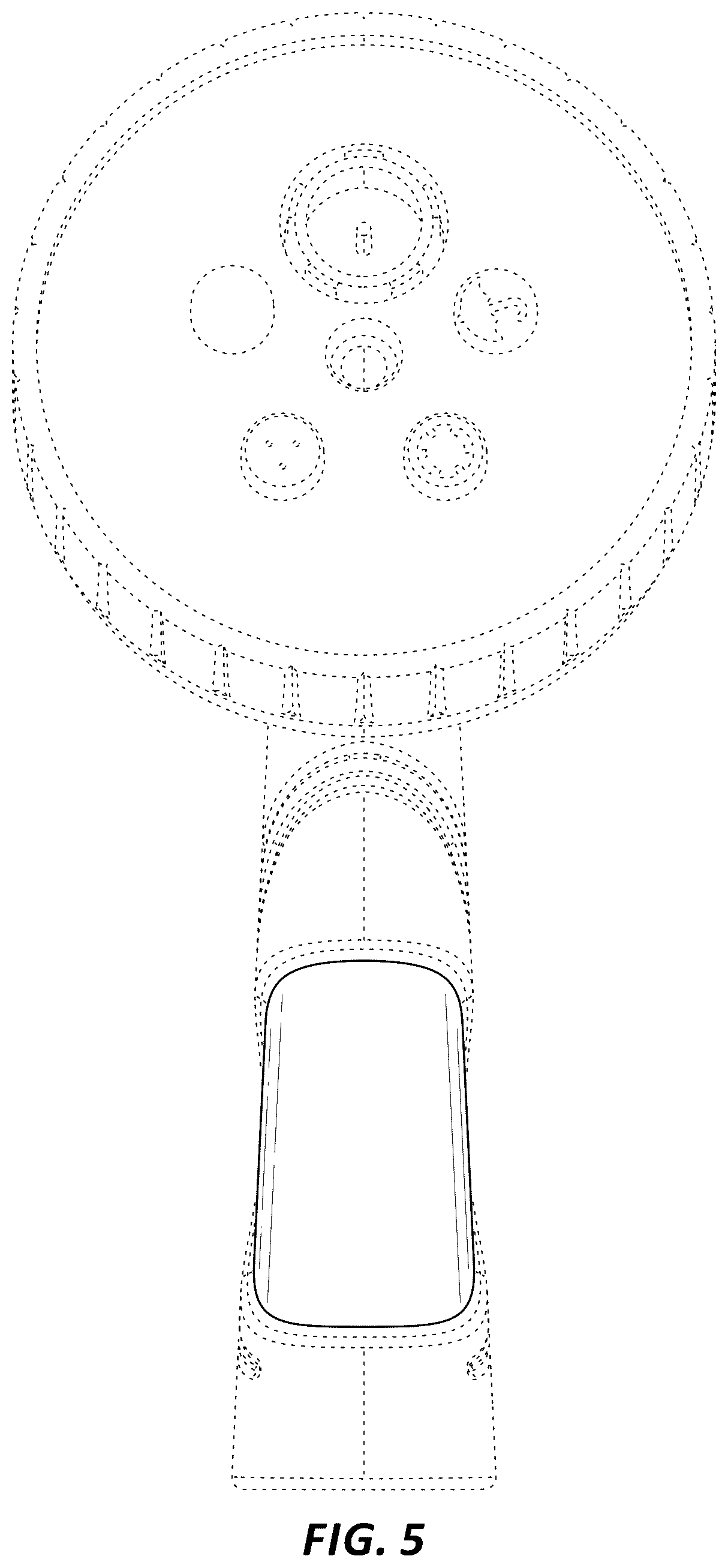 Patent USD1077136 Figure 5 – Watering device