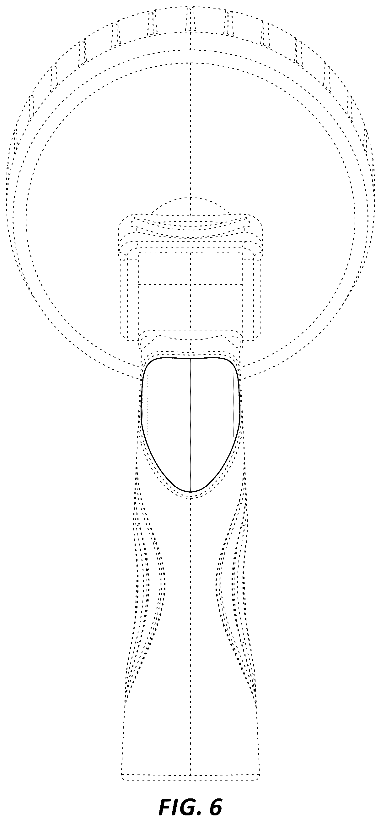 Patent USD1077136 Figure 6 – Watering device