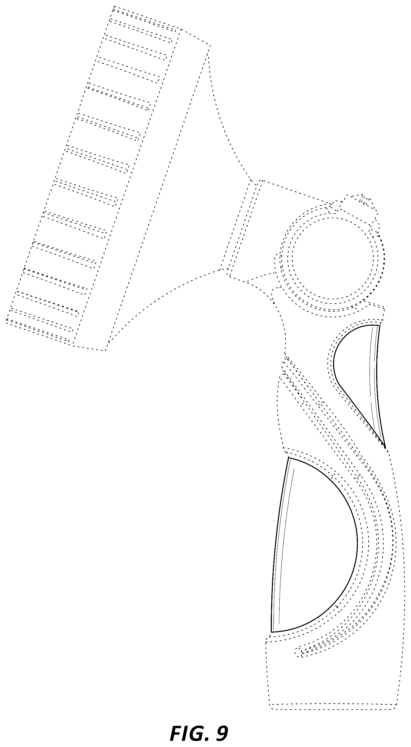 Patent USD1077136 Figure 9 – Watering device