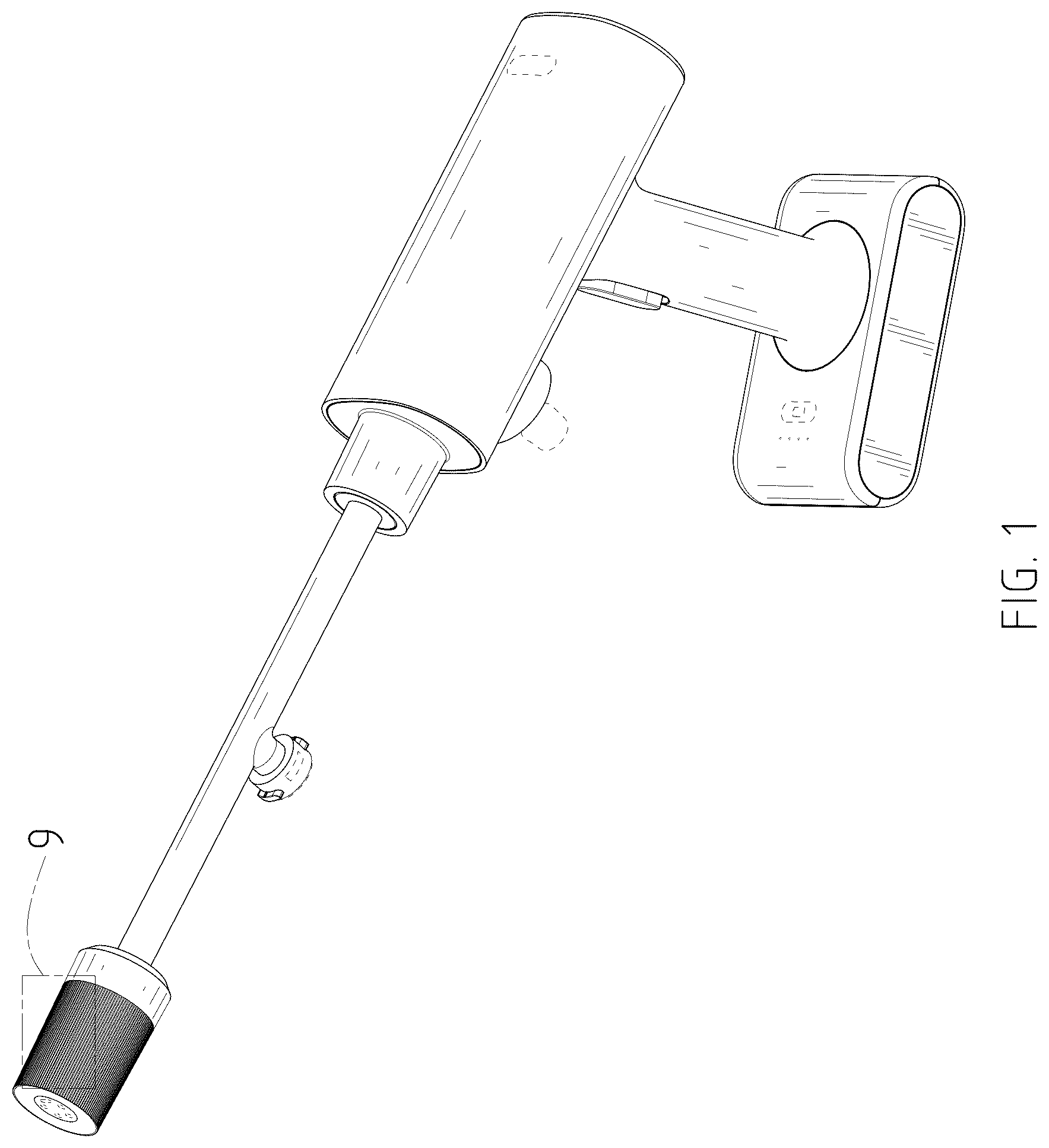 Patent USD1077138 Figure 1 – High pressure water gun