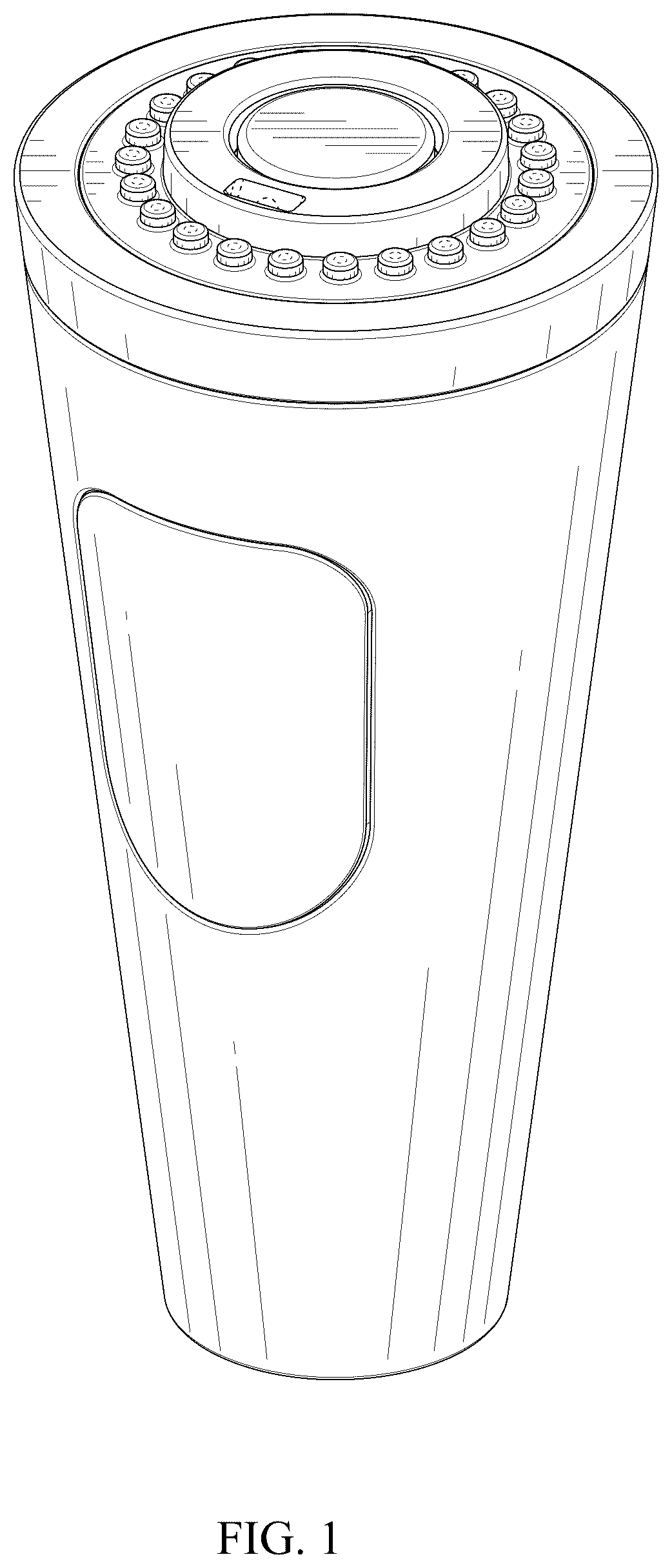 Patent USD1077140 Figure 1 – Pull-out spray head