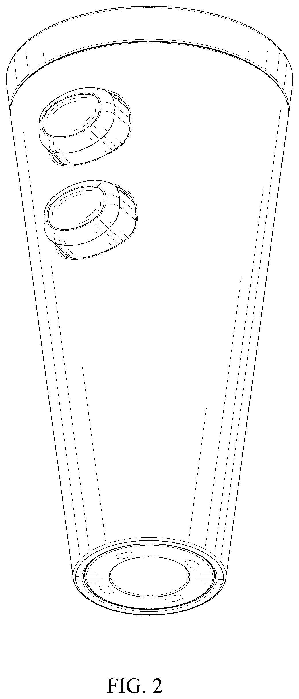 Patent USD1077140 Figure 2 – Pull-out spray head