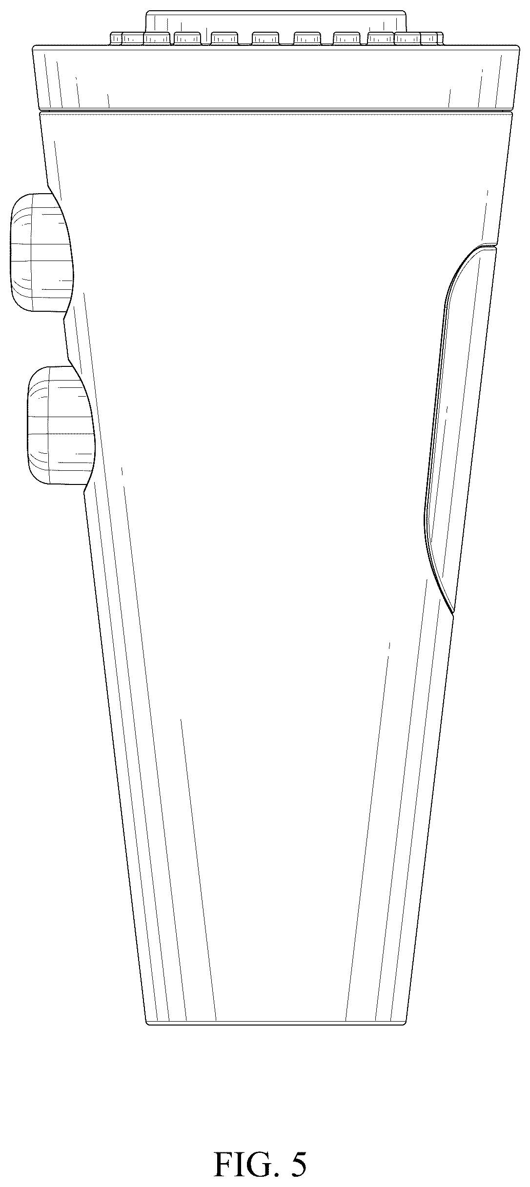 Patent USD1077140 Figure 5 – Pull-out spray head