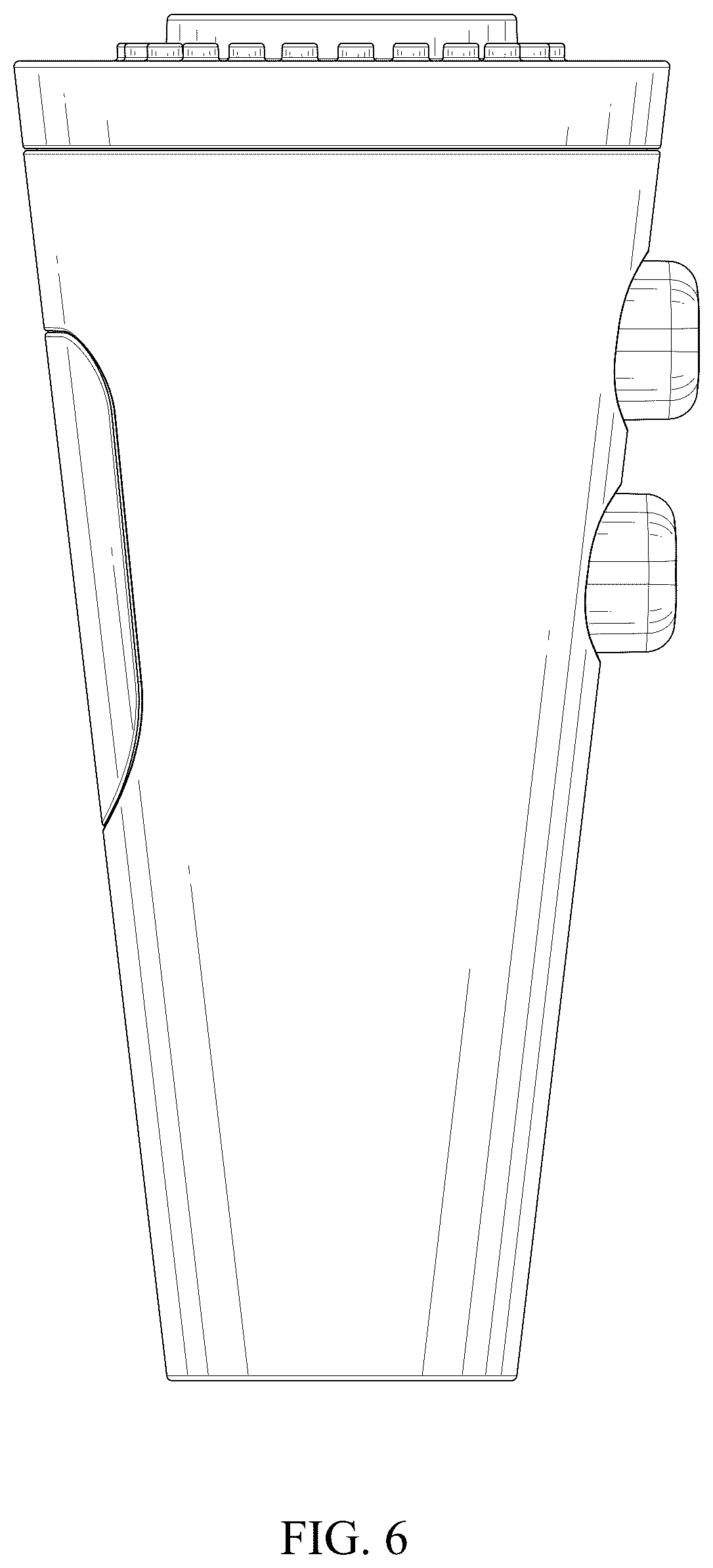 Patent USD1077140 Figure 6 – Pull-out spray head