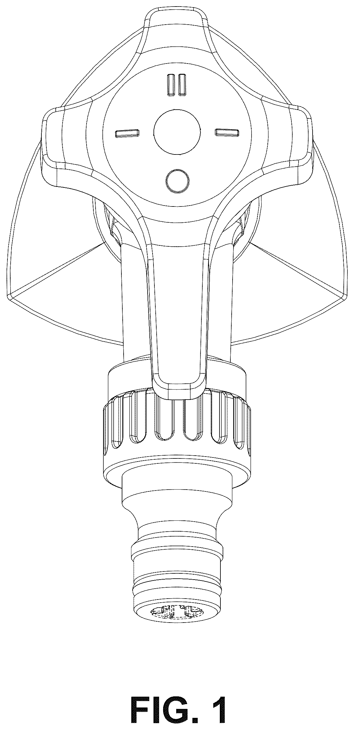 Patent USD1077141 Figure 1 – Faucet