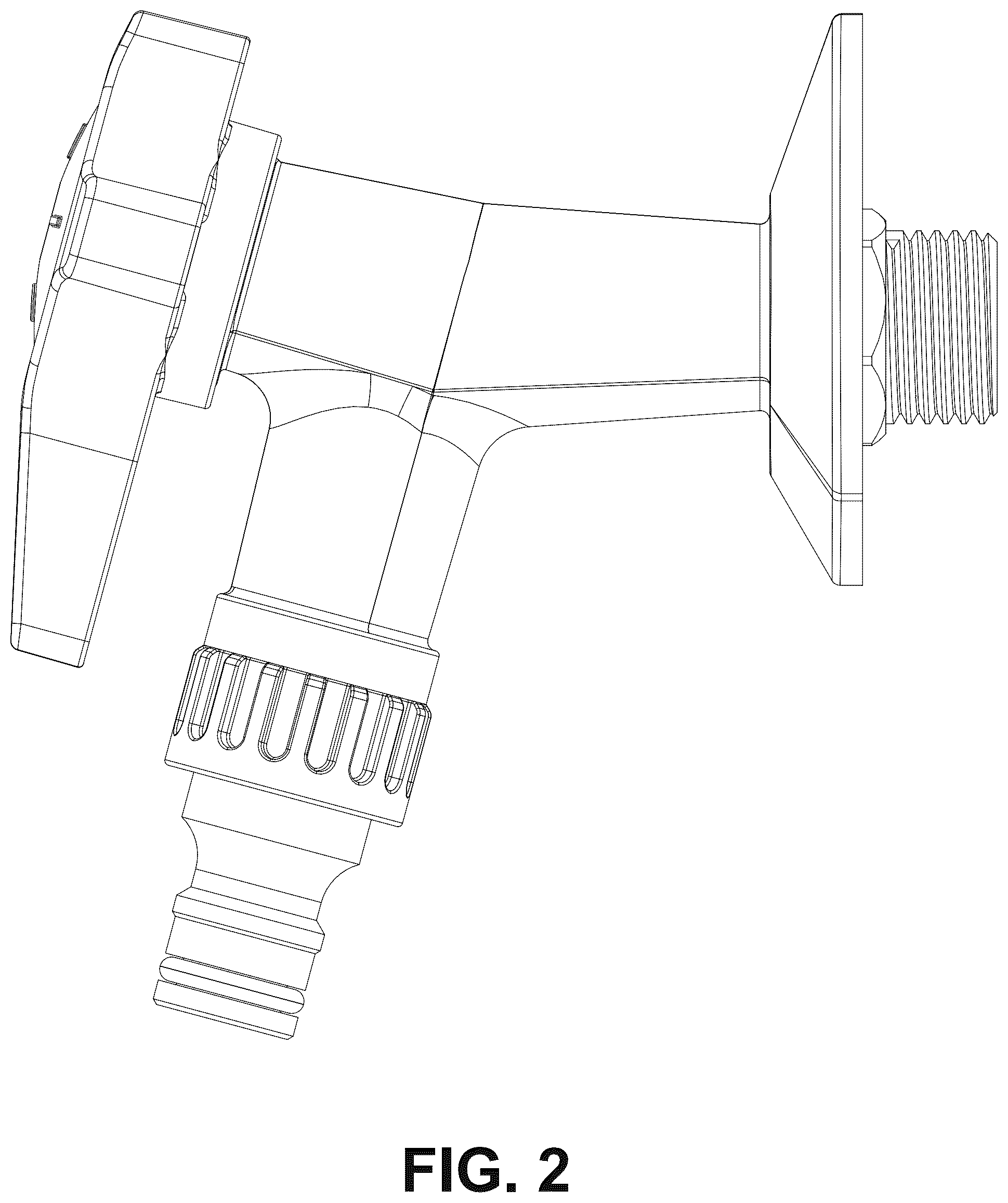 Patent USD1077141 Figure 2 – Faucet