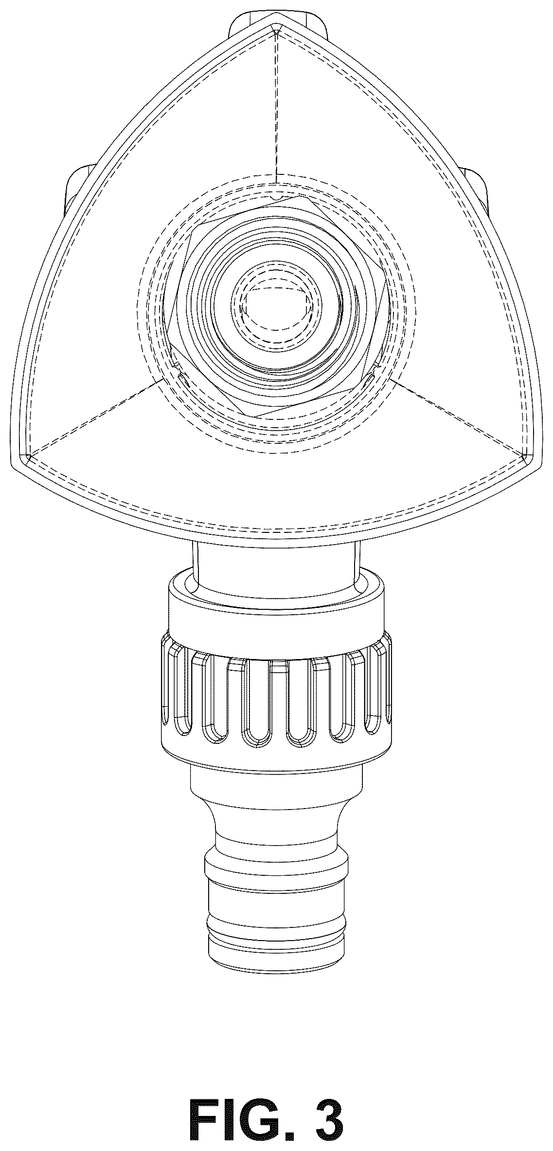 Patent USD1077141 Figure 3 – Faucet