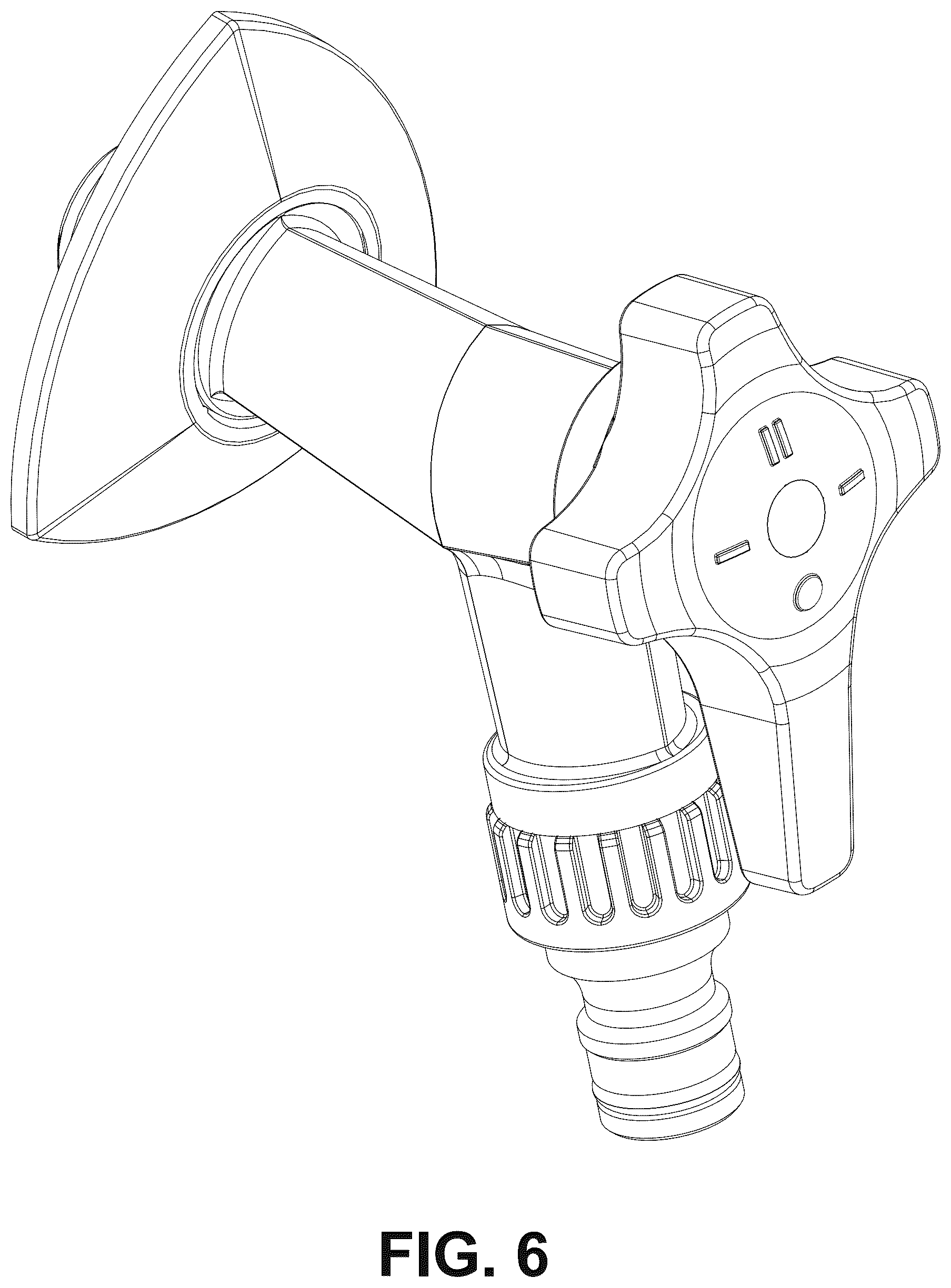 Patent USD1077141 Figure 6 – Faucet