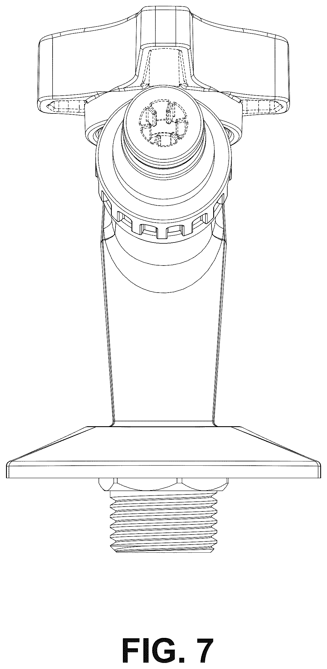Patent USD1077141 Figure 7 – Faucet