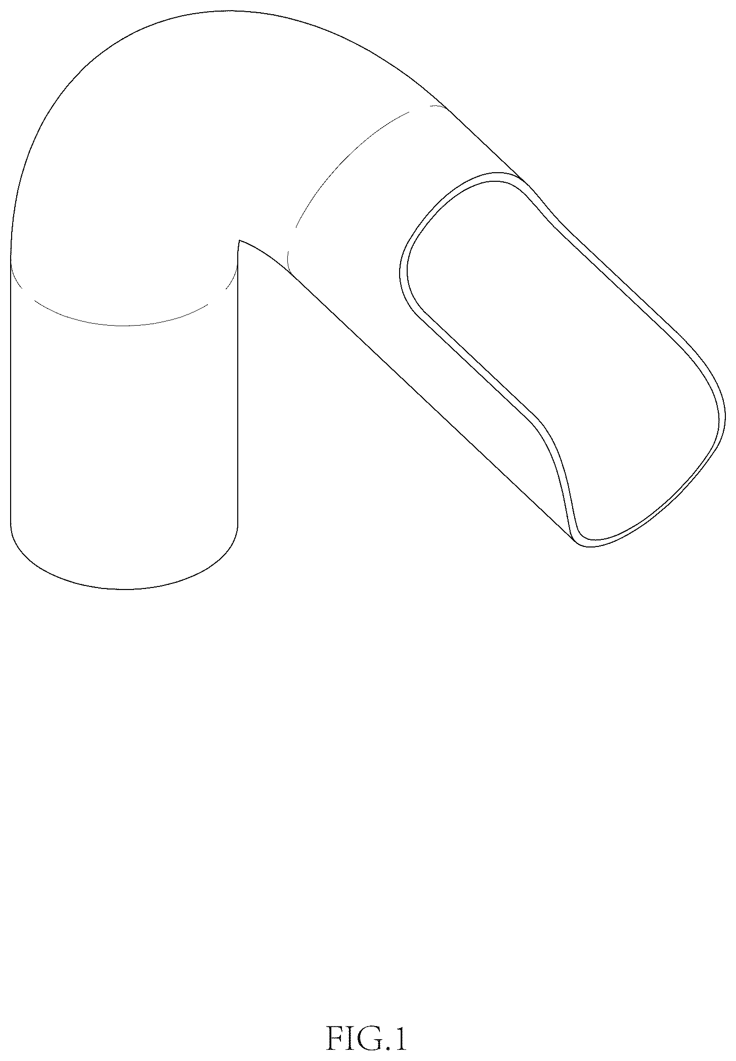 Patent USD1077142 Figure 1 – Faucet