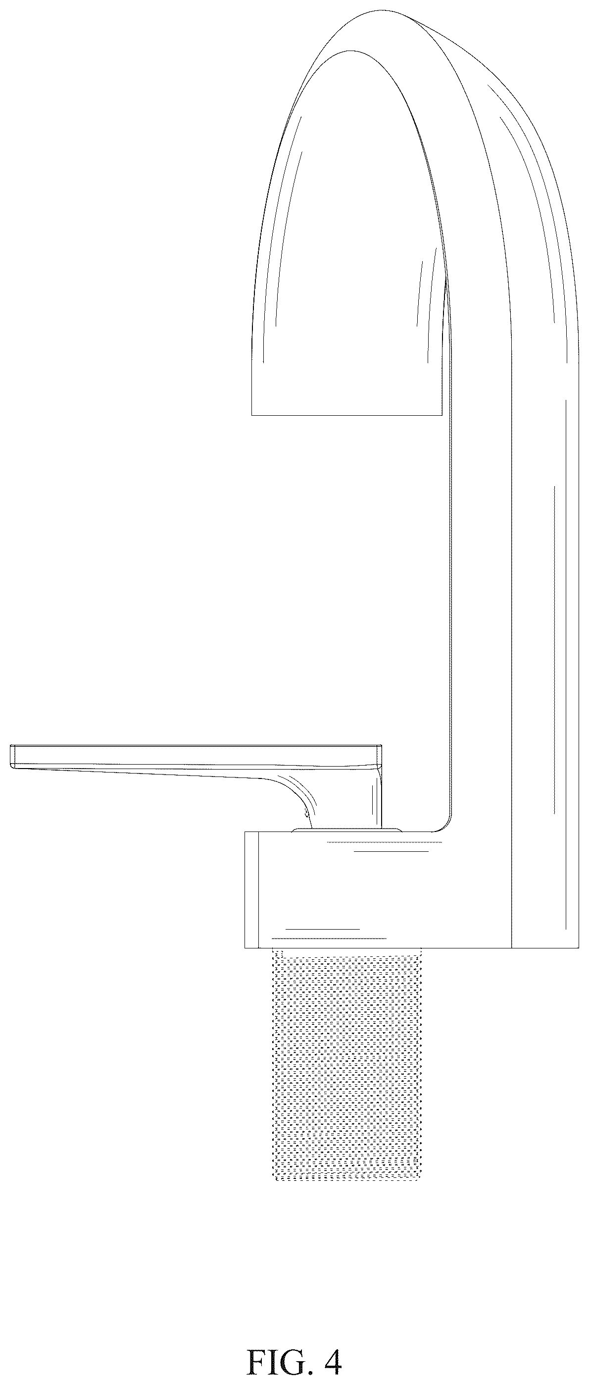 Patent USD1077143 Figure 4 – Faucet