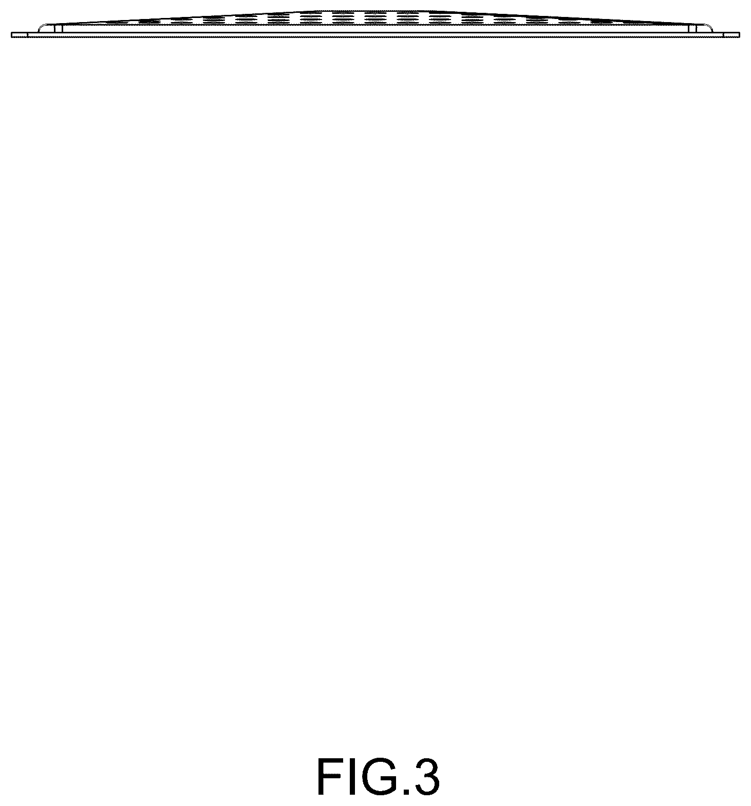 Patent USD1077145 Figure 3 – Drain cover
