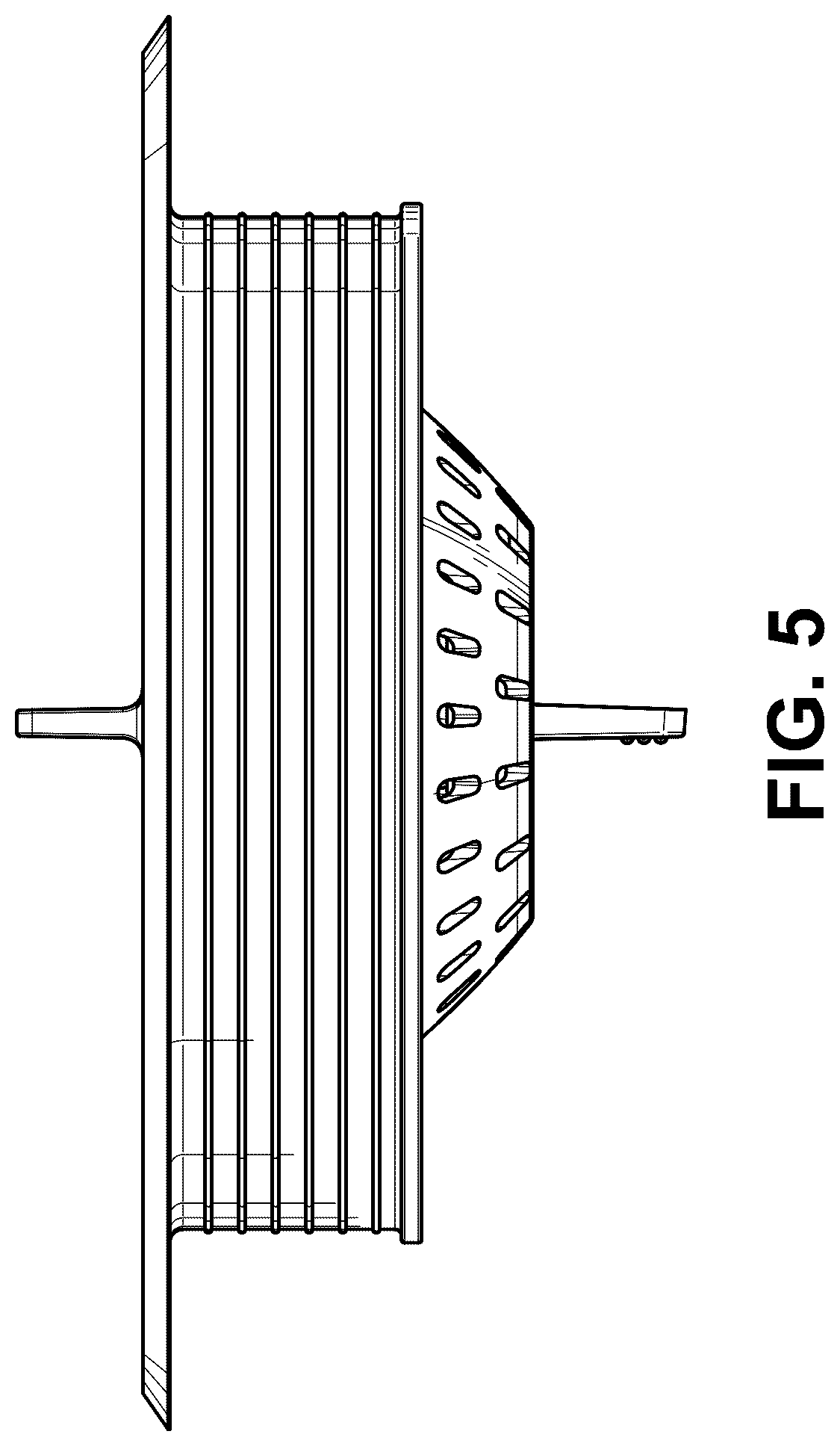 Patent USD1077146 Figure 5 – Drain strainer